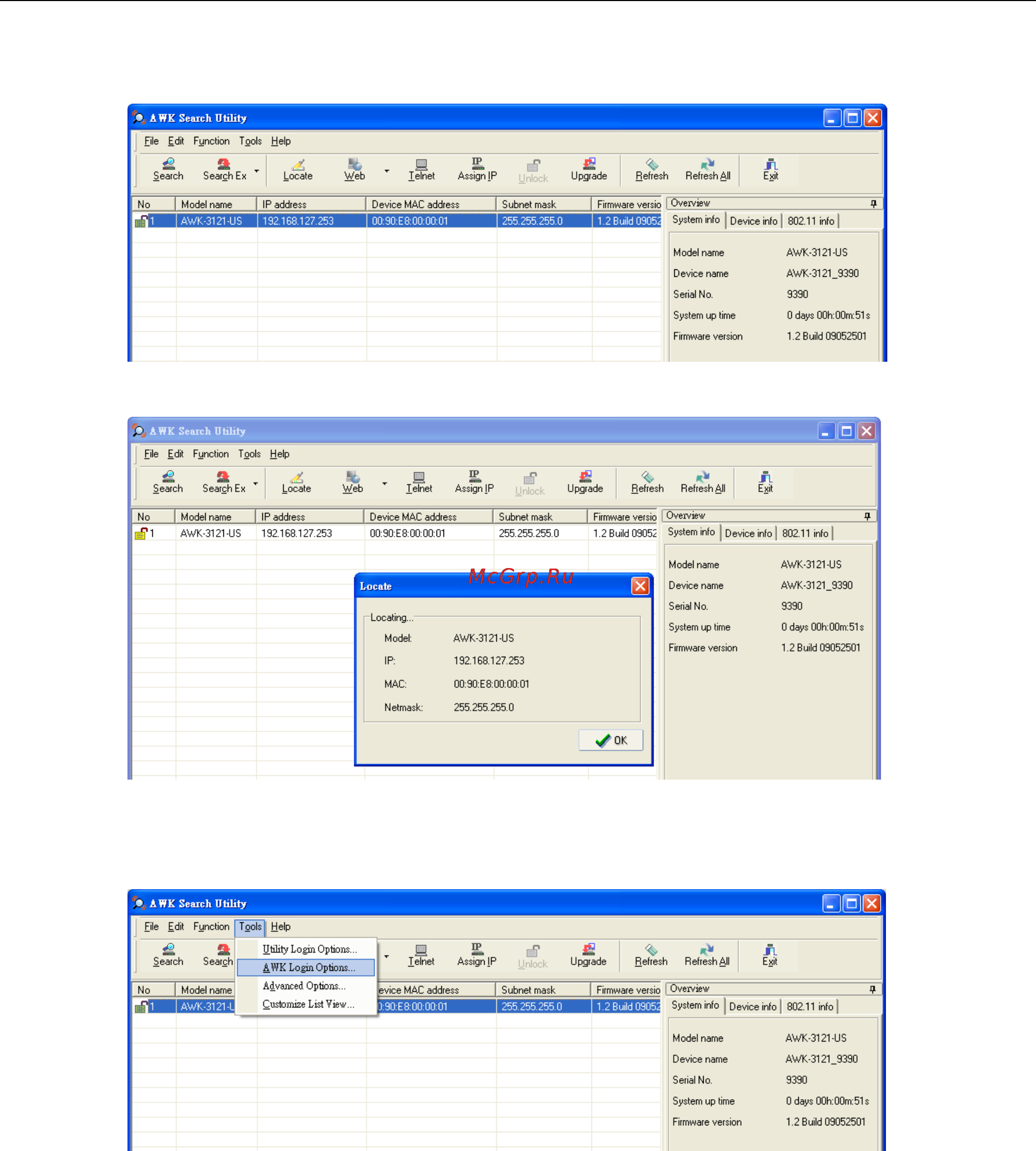Moxa AWK-1127-PoE-T [72/97] Awk 1121 1127 software installation and configuration