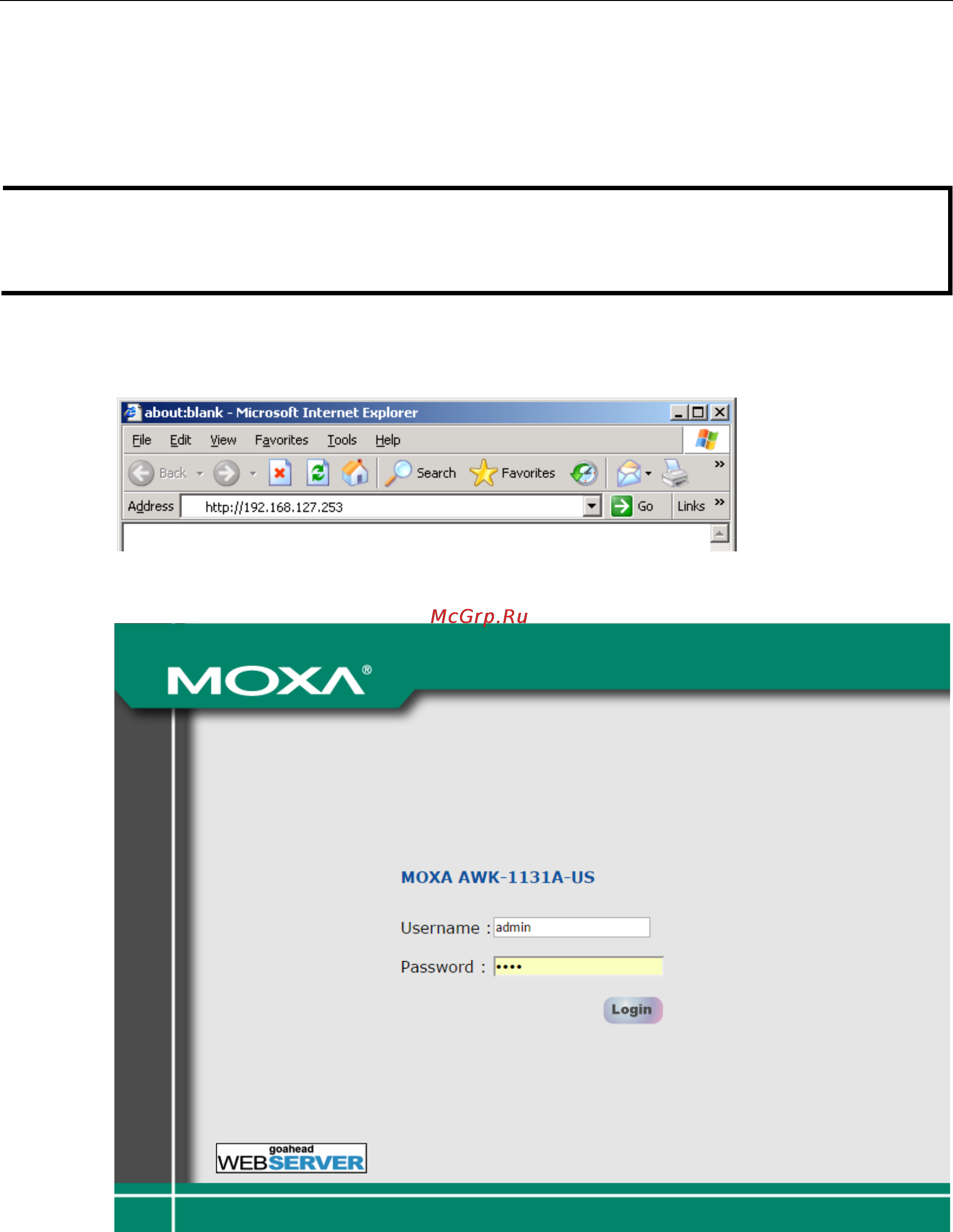 Moxa AWK-1131A-EU [19/85] Web browser configuration