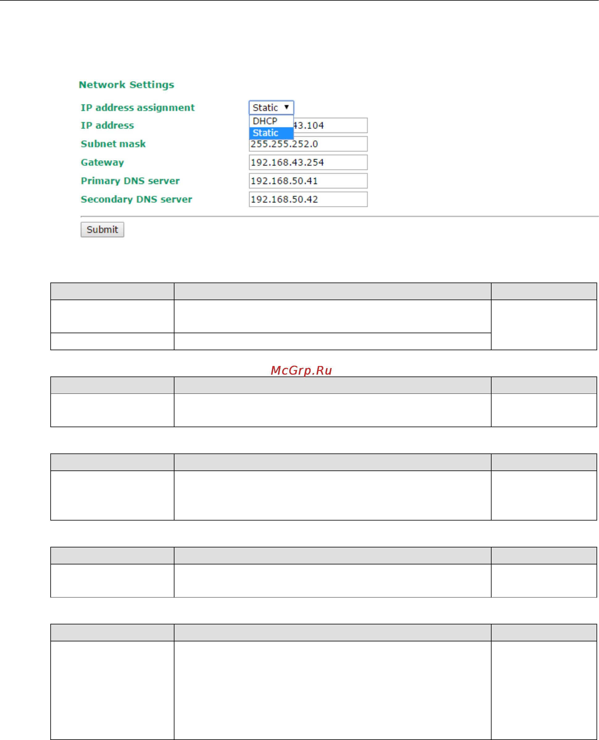 Moxa AWK-1131A-EU [23/85] Network settings for ap client master slave operation modes