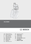 Bosch MUZ5MM1 Инструкция по эксплуатации