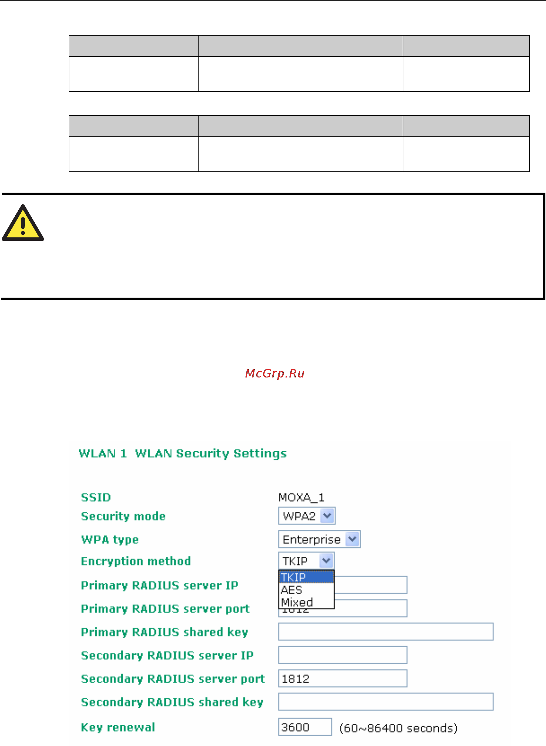 Moxa AWK-6222-EU-T [39/101] Wpa wpa2 enterprise for redundant ap ap or master mode