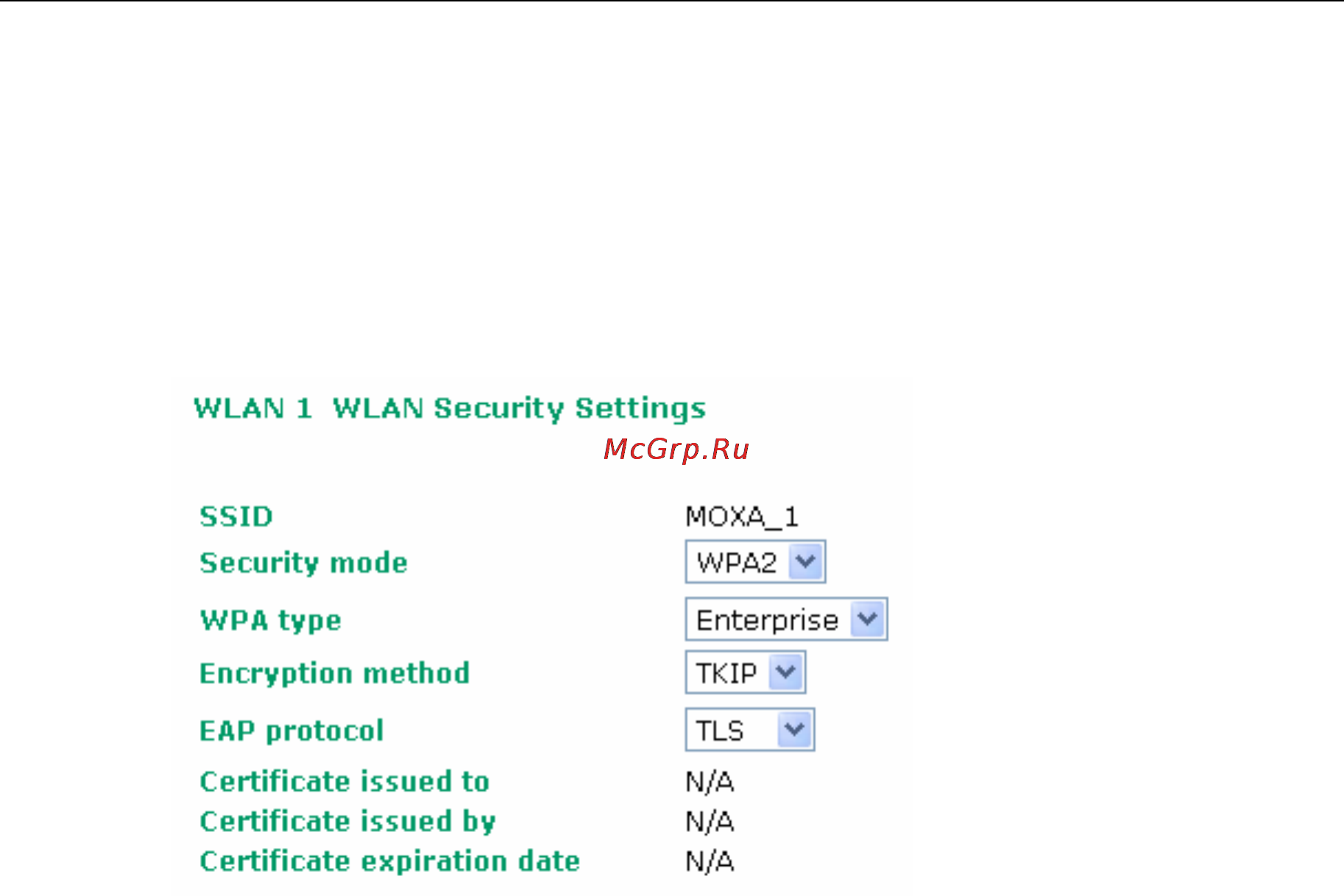 Moxa AWK-6222-EU-T [42/101] Eap tls