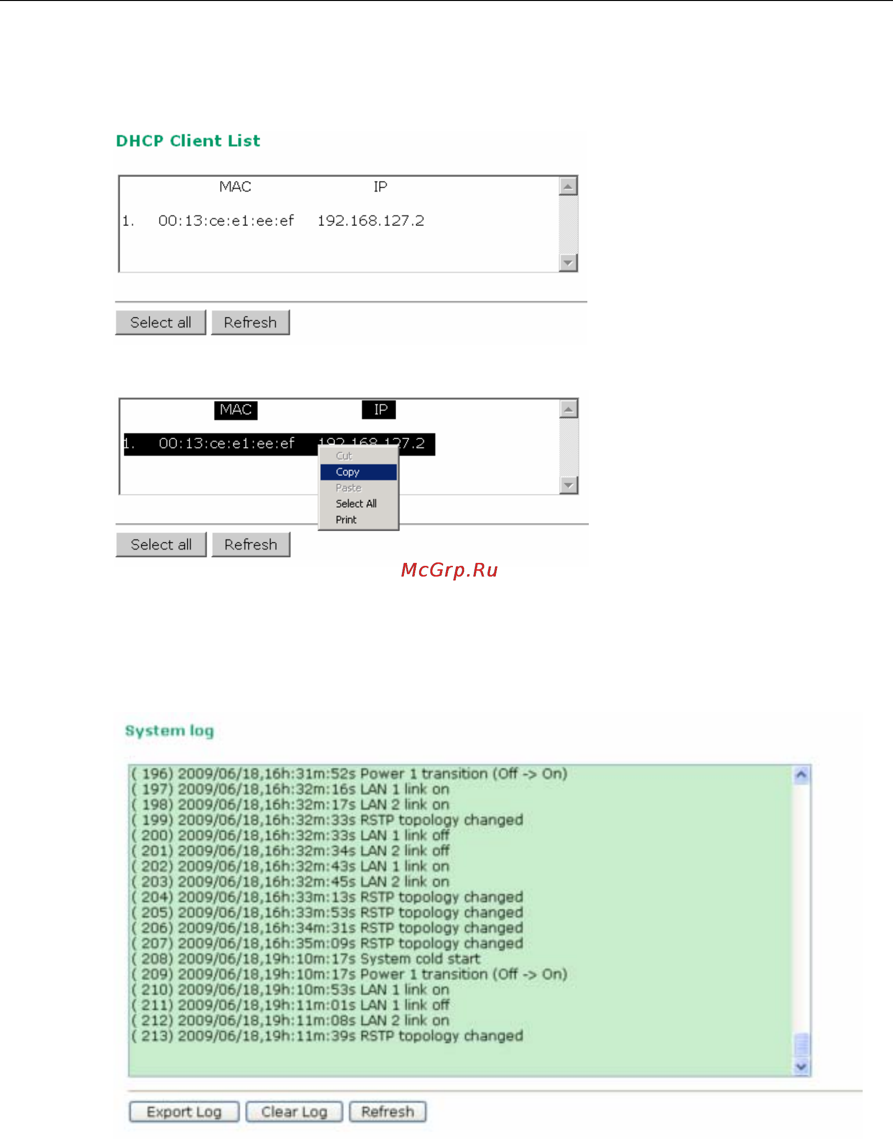 Moxa AWK-6222-EU-T [68/101] Dhcp client list for ap mode only