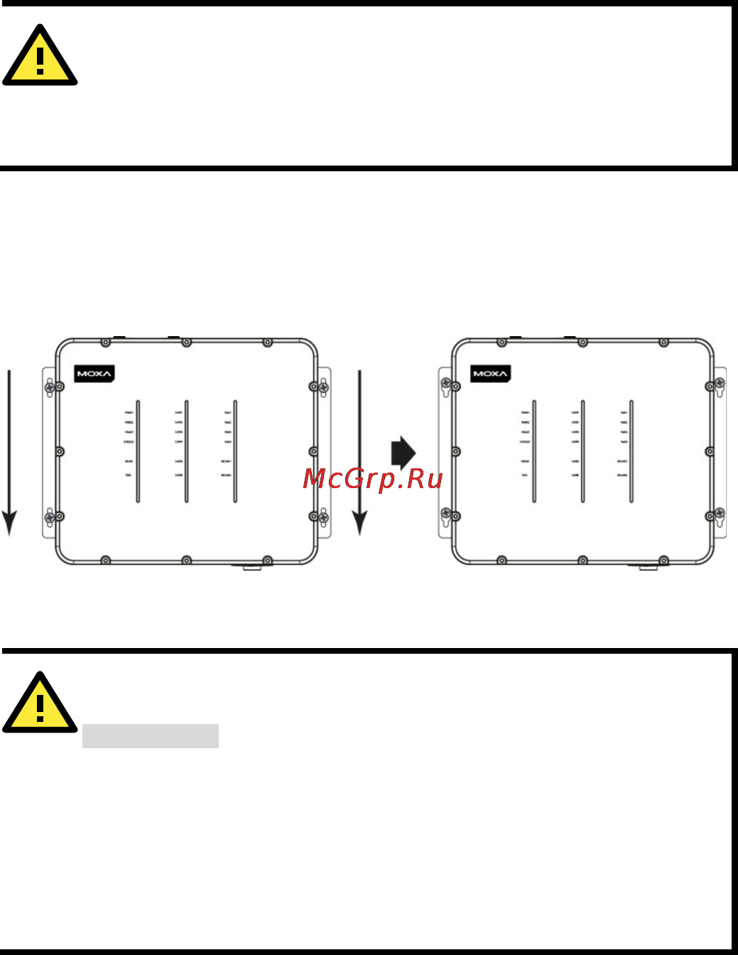 Moxa TAP-6226-TC-EU-T [6/12] Attention