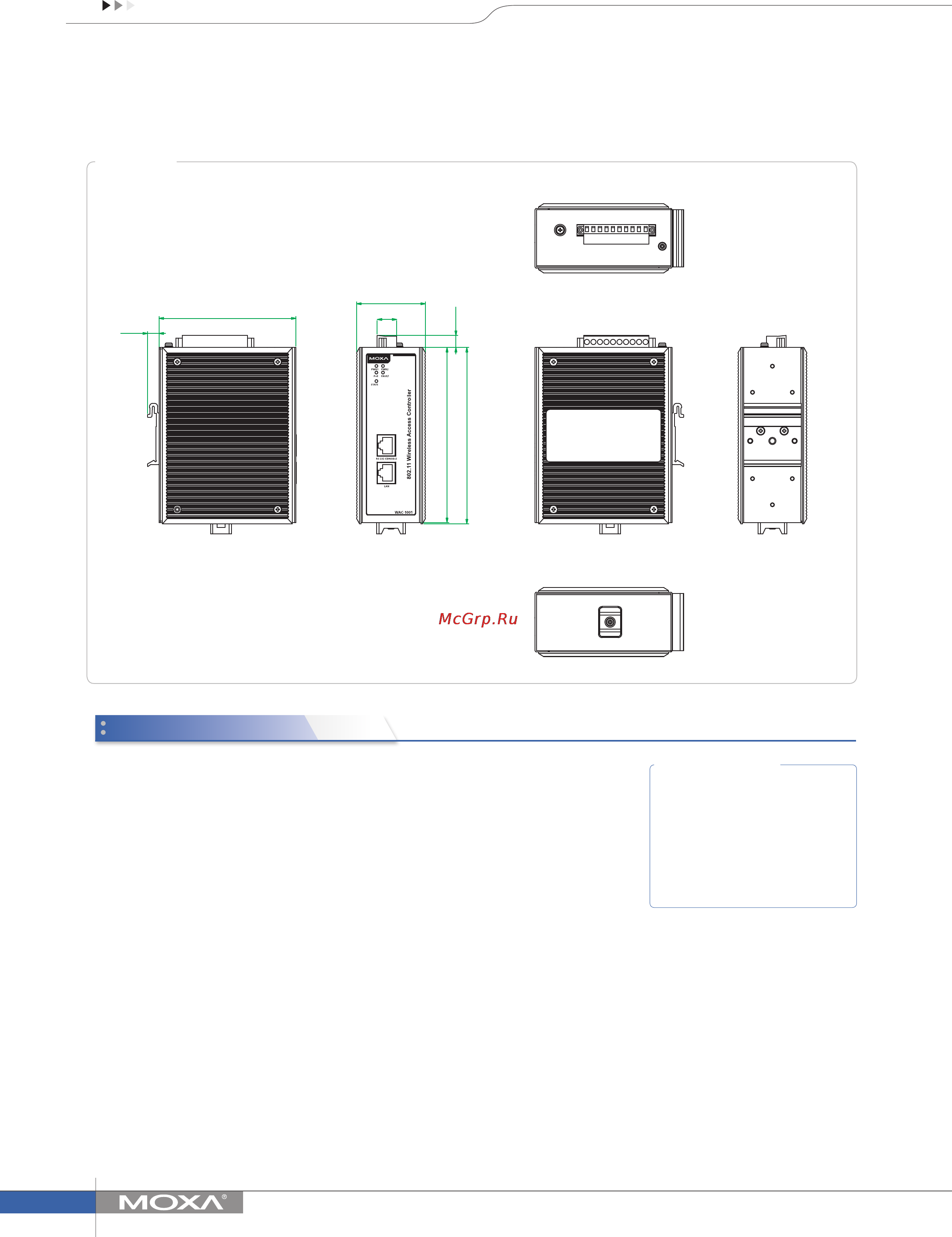 Moxa WAC-1001 [2/2] Ordering information