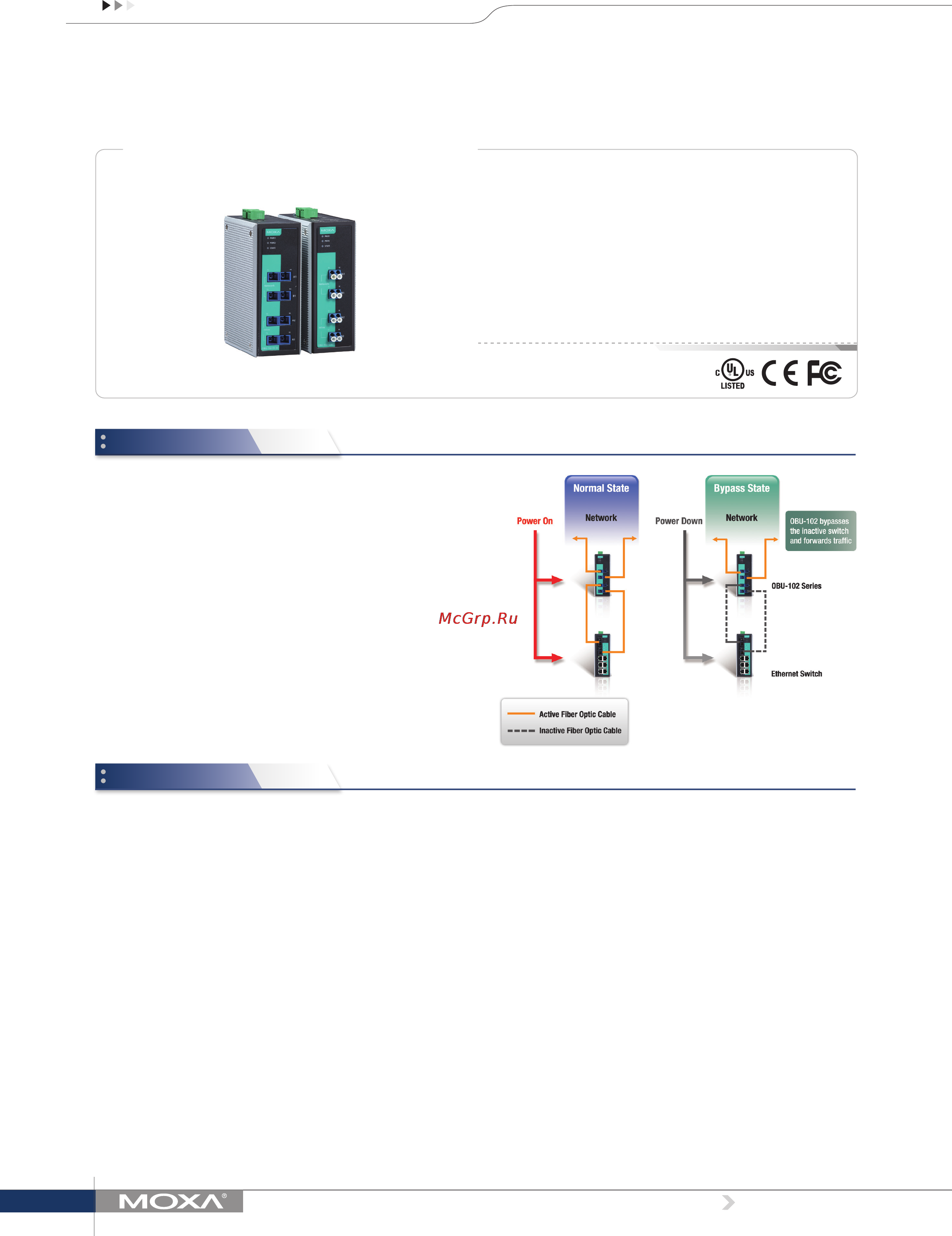 Moxa OBU-102-SS-LC Технические характеристики онлайн