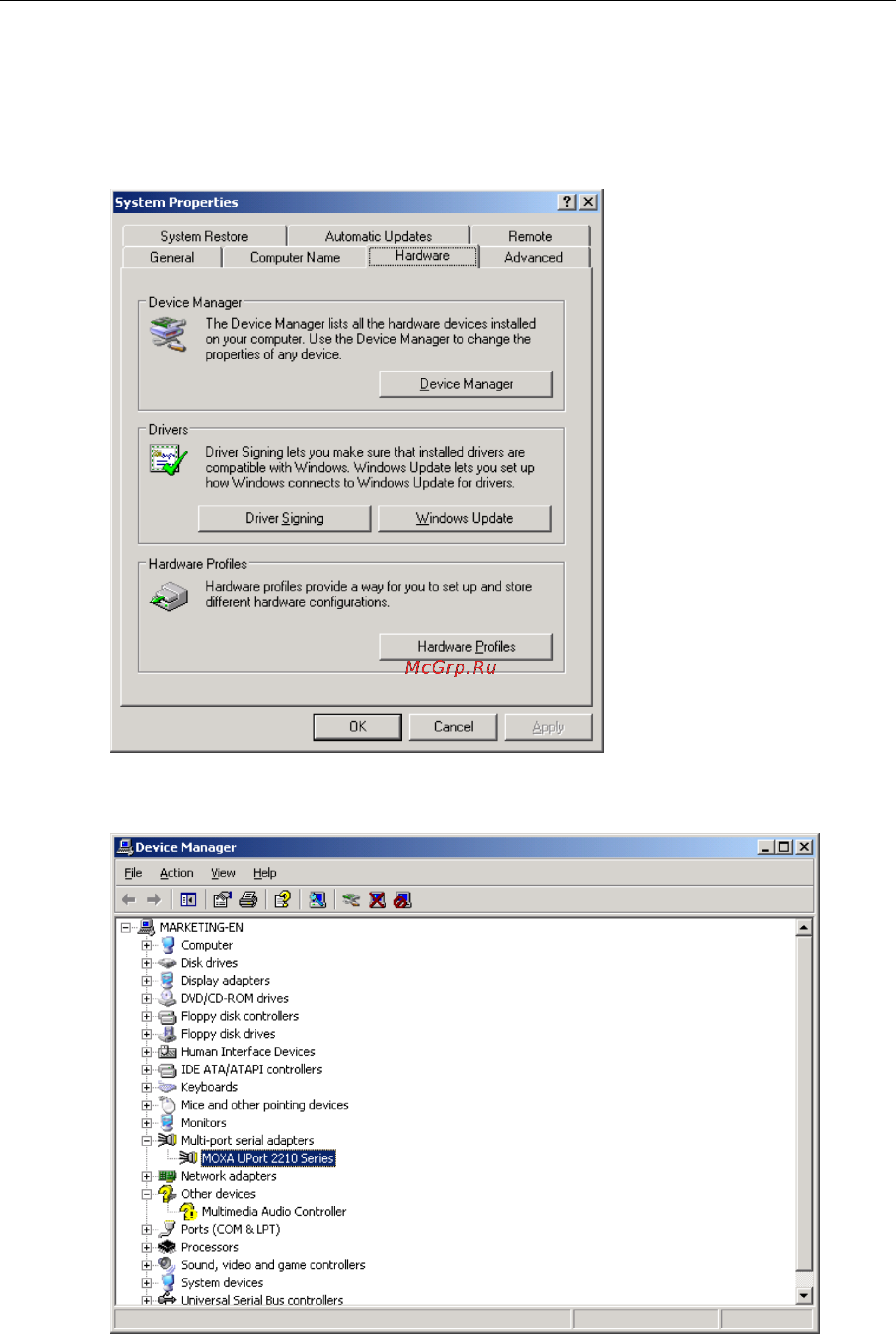 Moxa UPort 2410 [20/36] Configuring the ports
