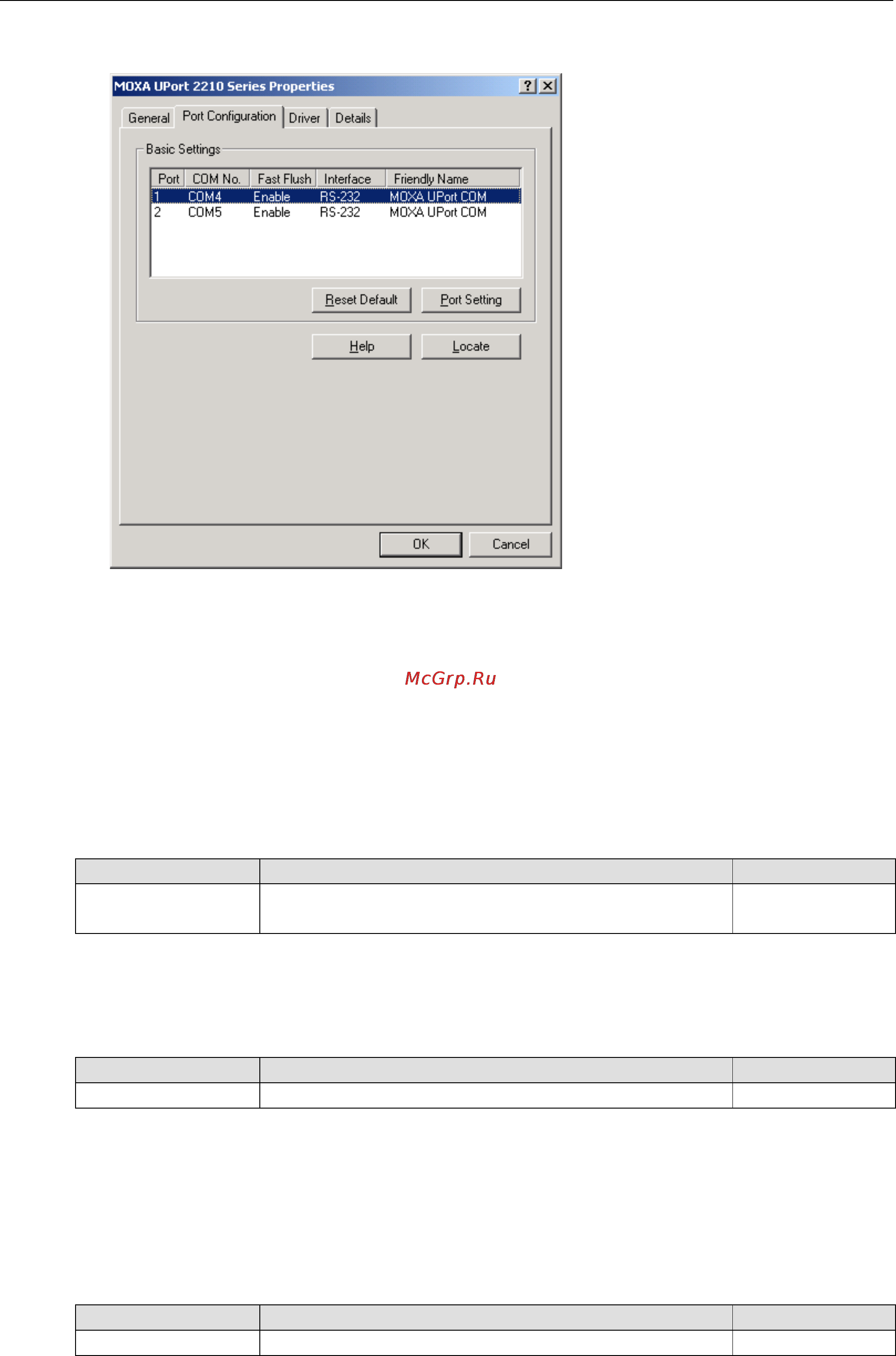 Moxa UPort 2210 [21/36] Port settings