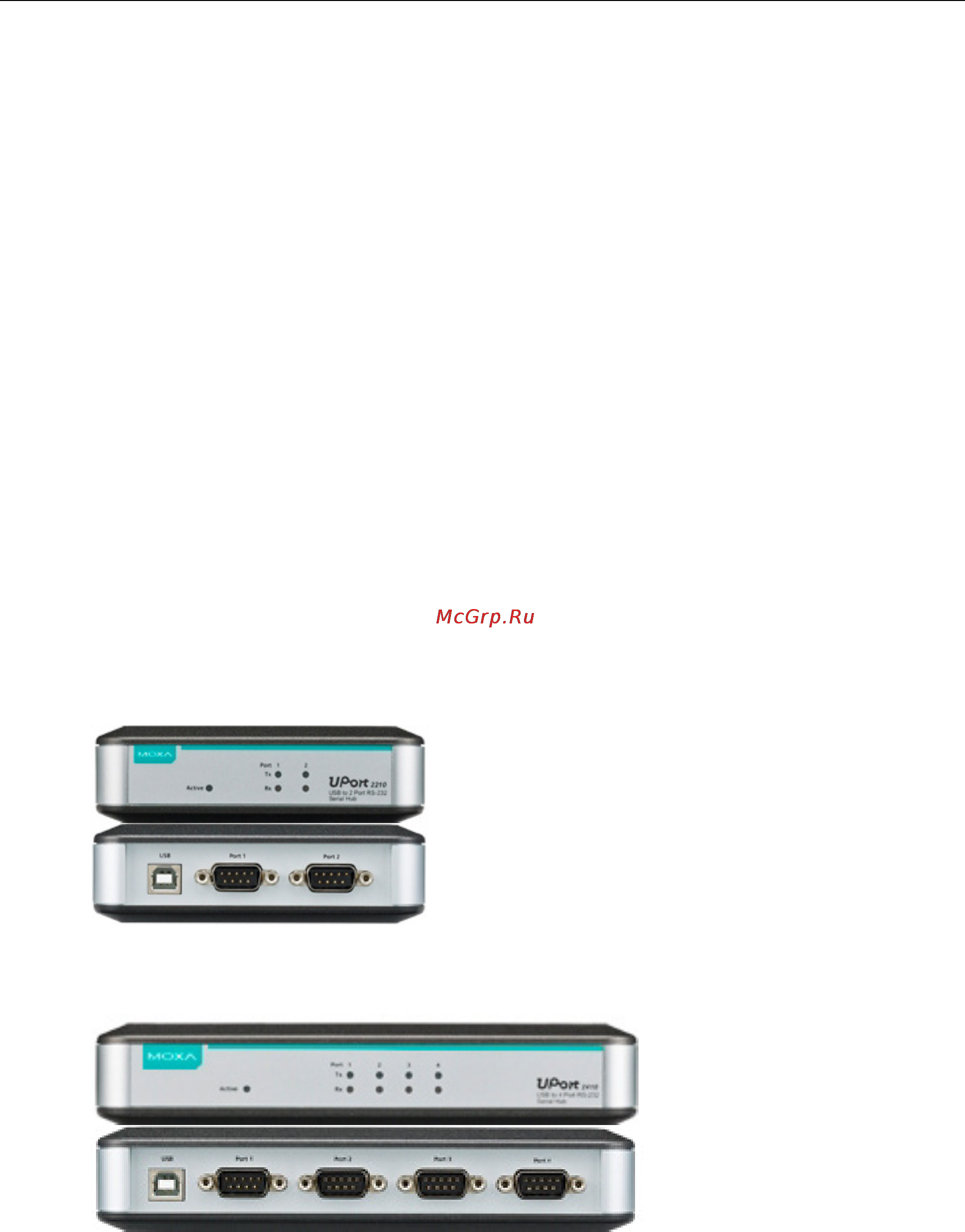 Moxa UPort 2410 [7/36] Uport 2410