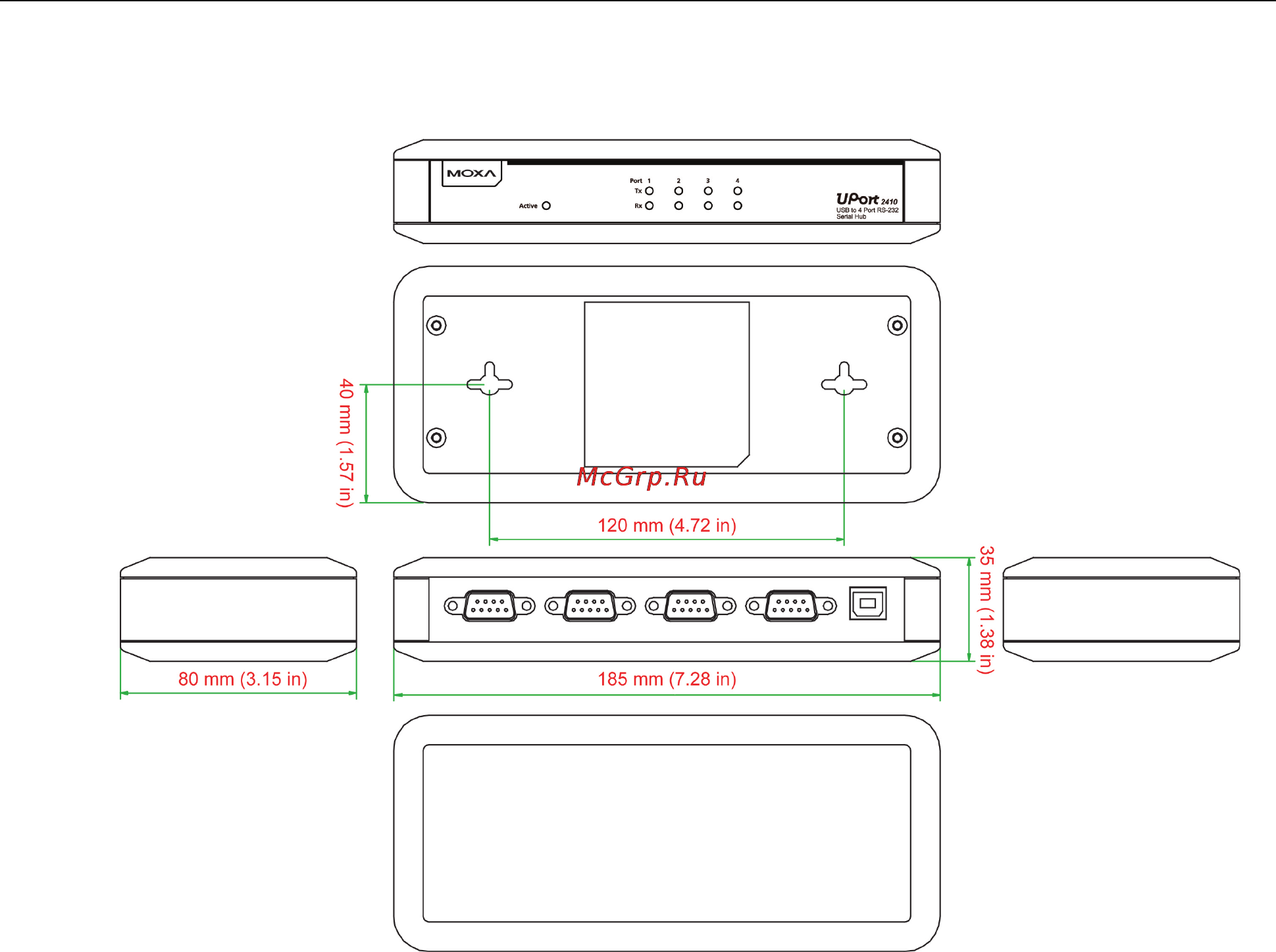 Moxa UPort 2410 [9/36] Uport 2410