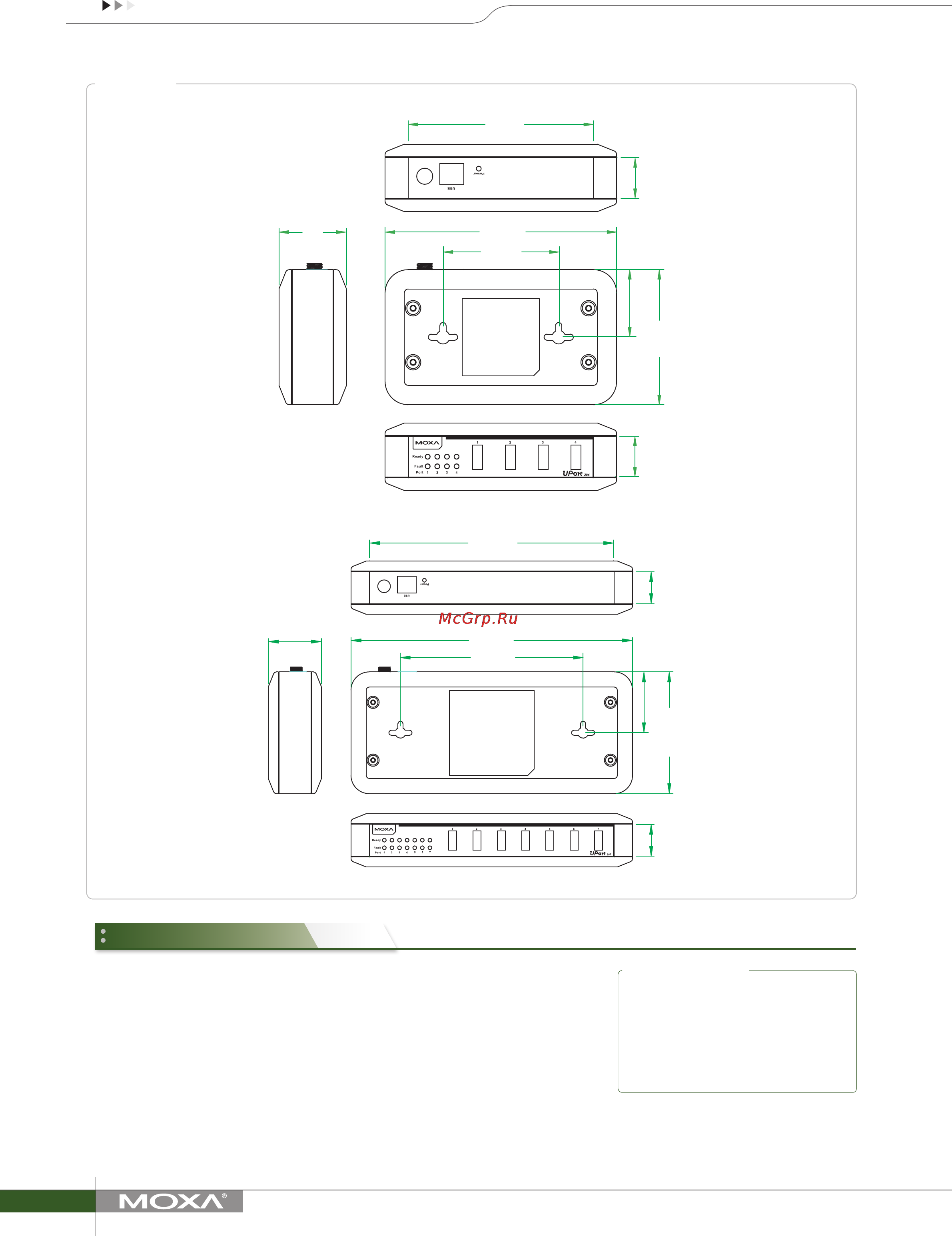 Moxa UPort 204 [2/2] Ordering information
