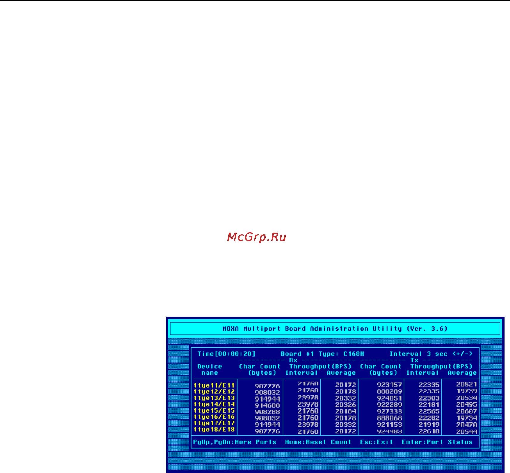 Moxa C168HS w/o Cable [54/102] Port monitoring