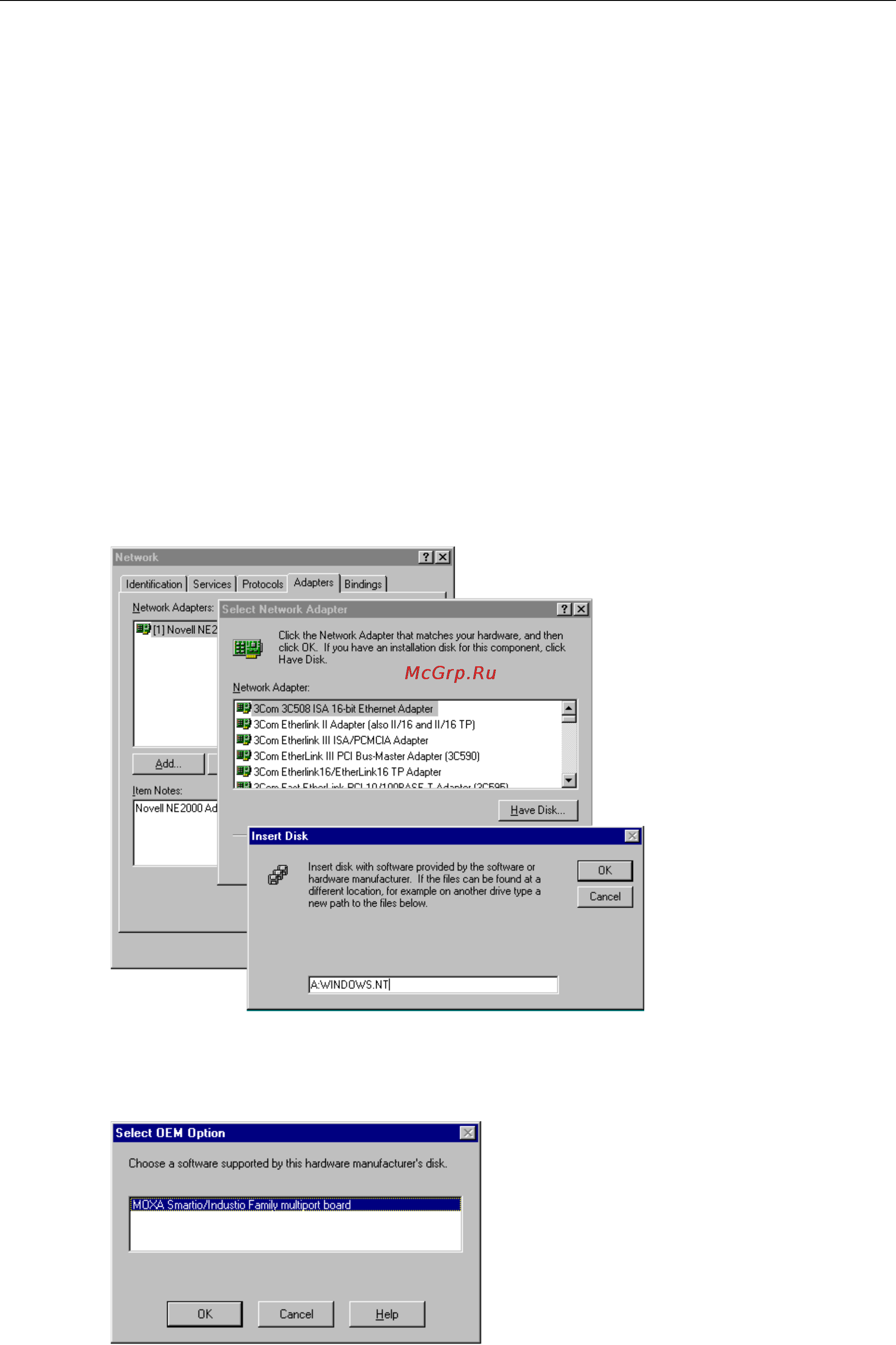 Moxa CP-132S [14/45] Windows nt