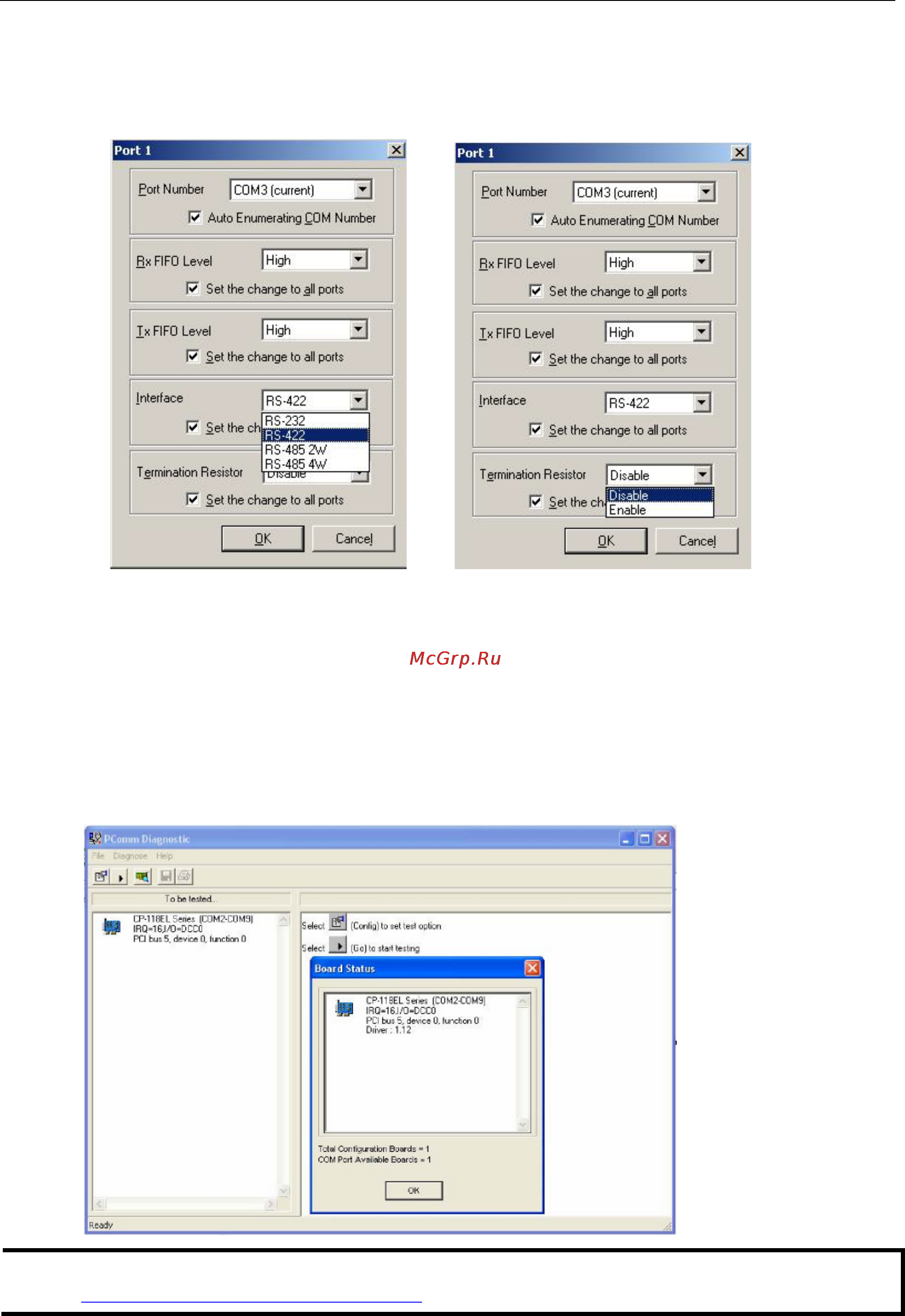 Moxa CP-116E-A [51/111] Using moxa pcomm utility