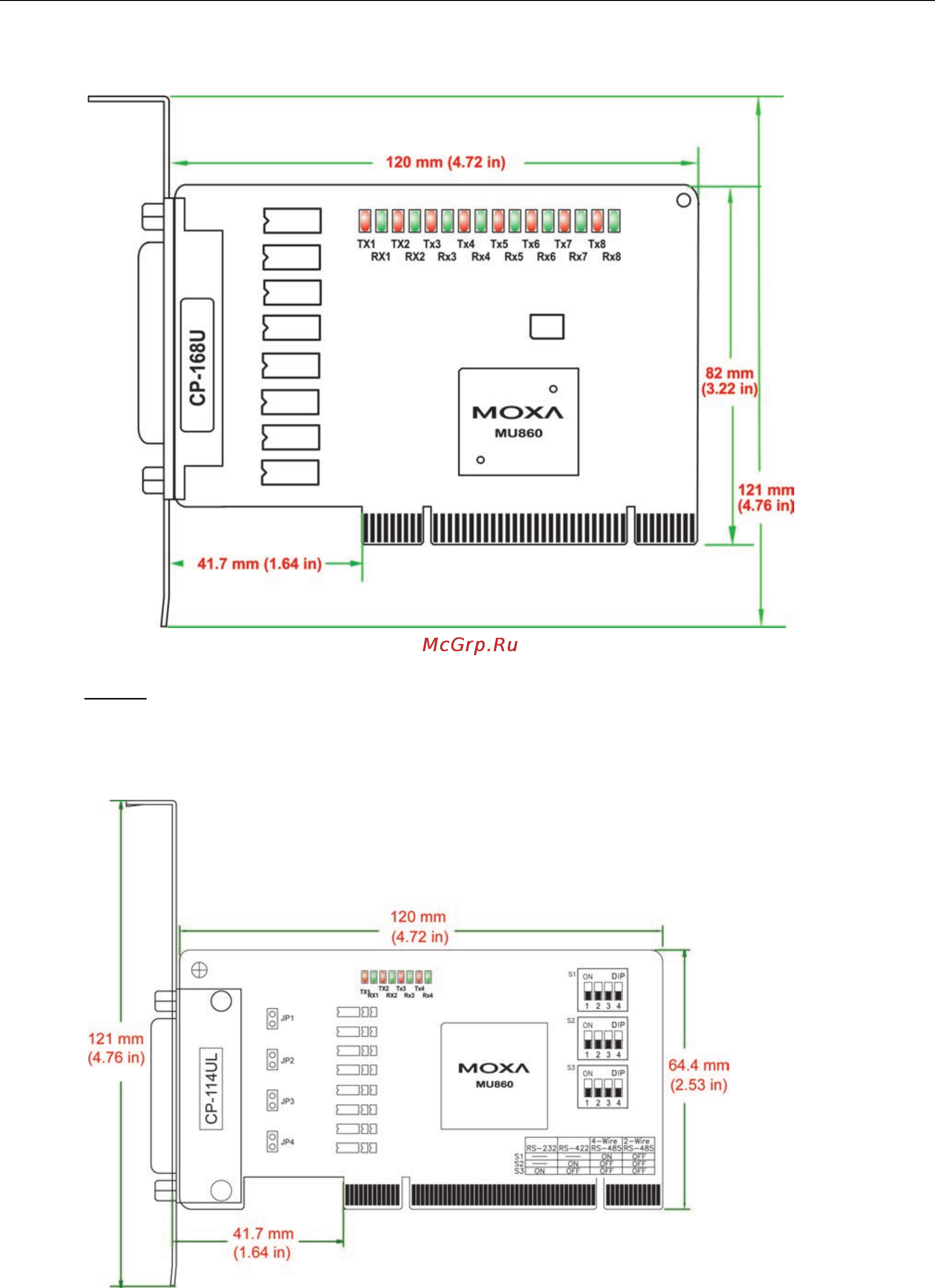 Moxa CP-112UL-T [16/131] Cp 168u