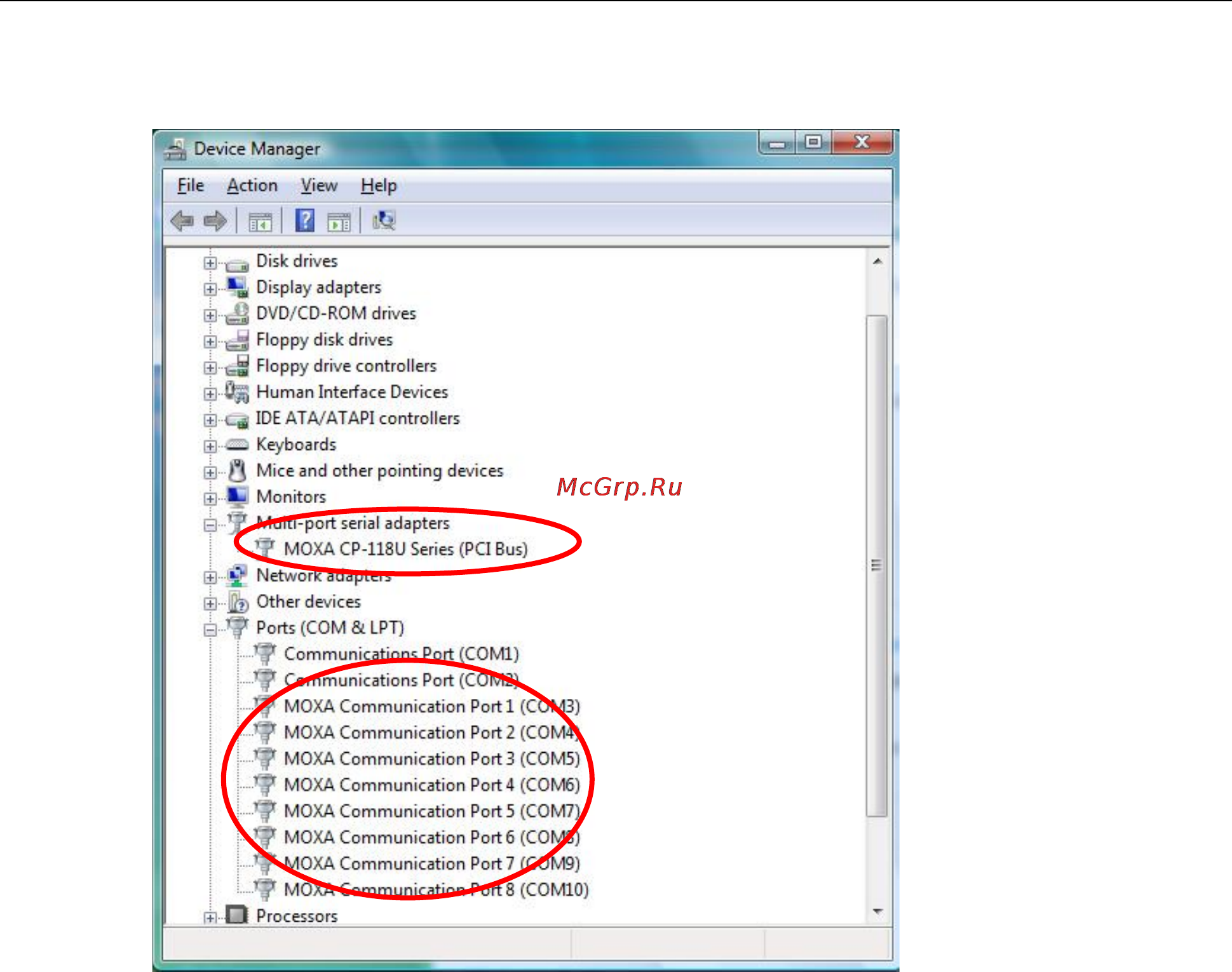 Moxa CP-112UL-DB9M [44/131] Universal pci board software installation
