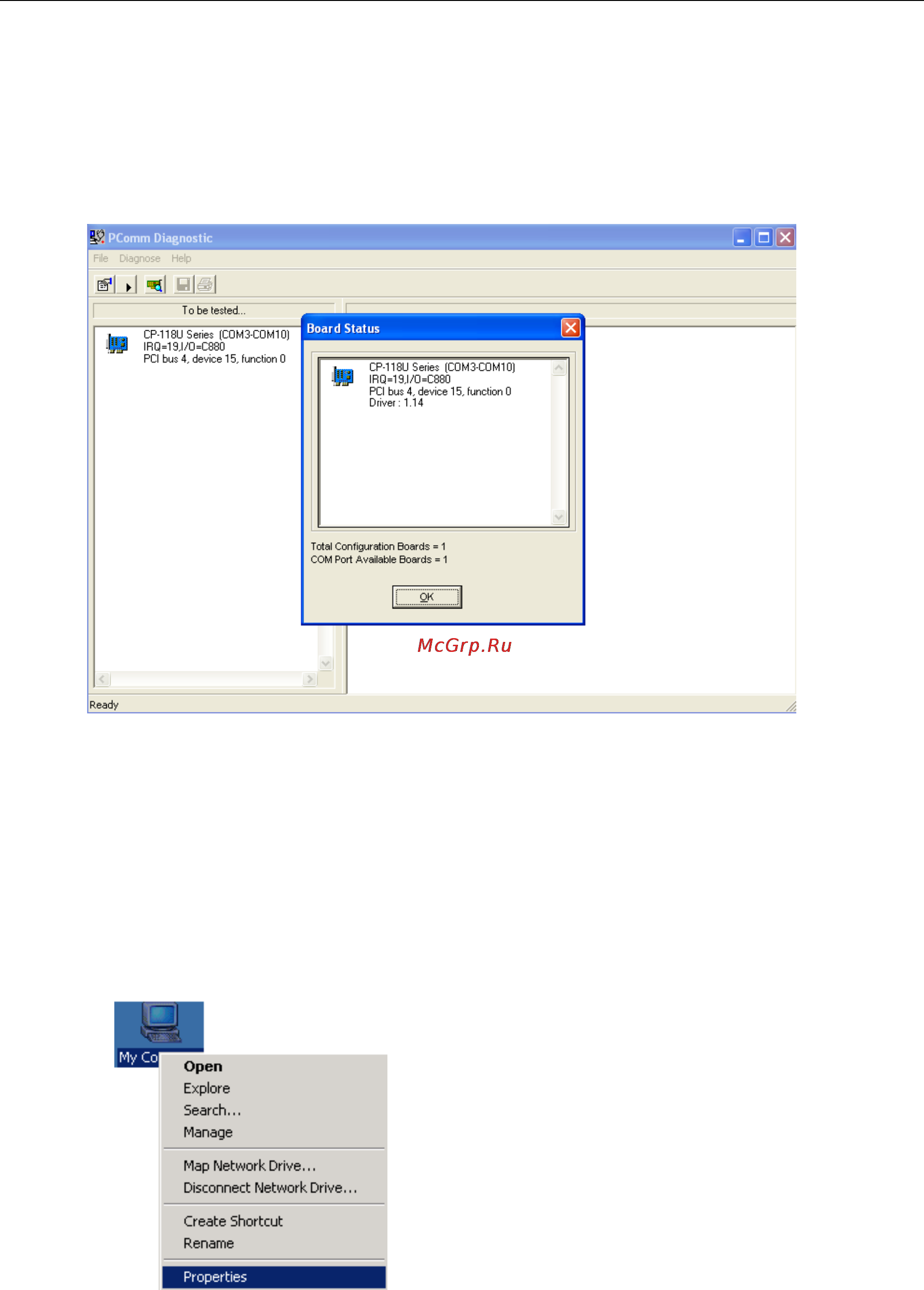 Moxa CP-102U-T [57/131] Using pcomm
