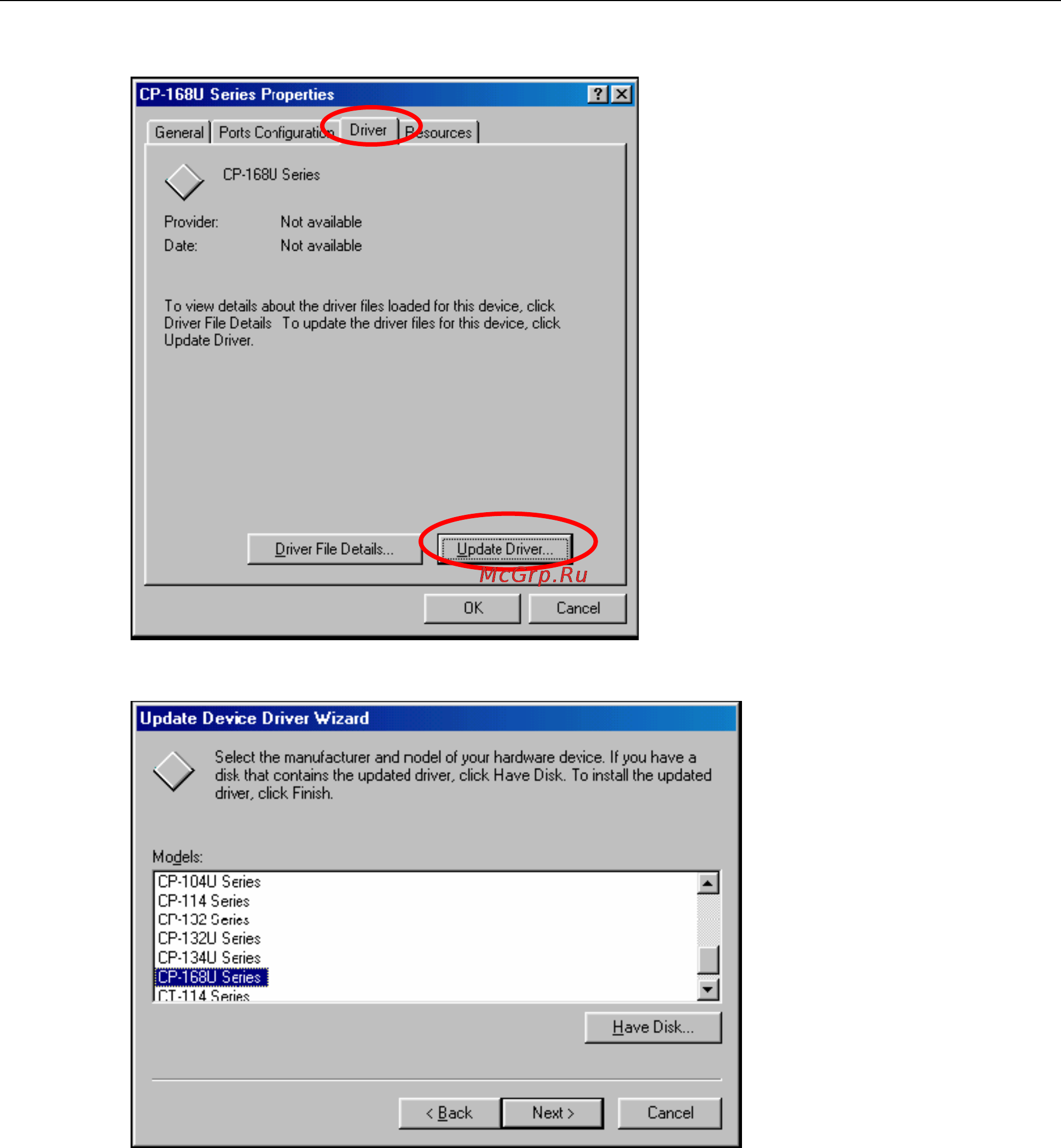 Moxa CP-112UL-DB9M [85/131] Universal pci board software installation