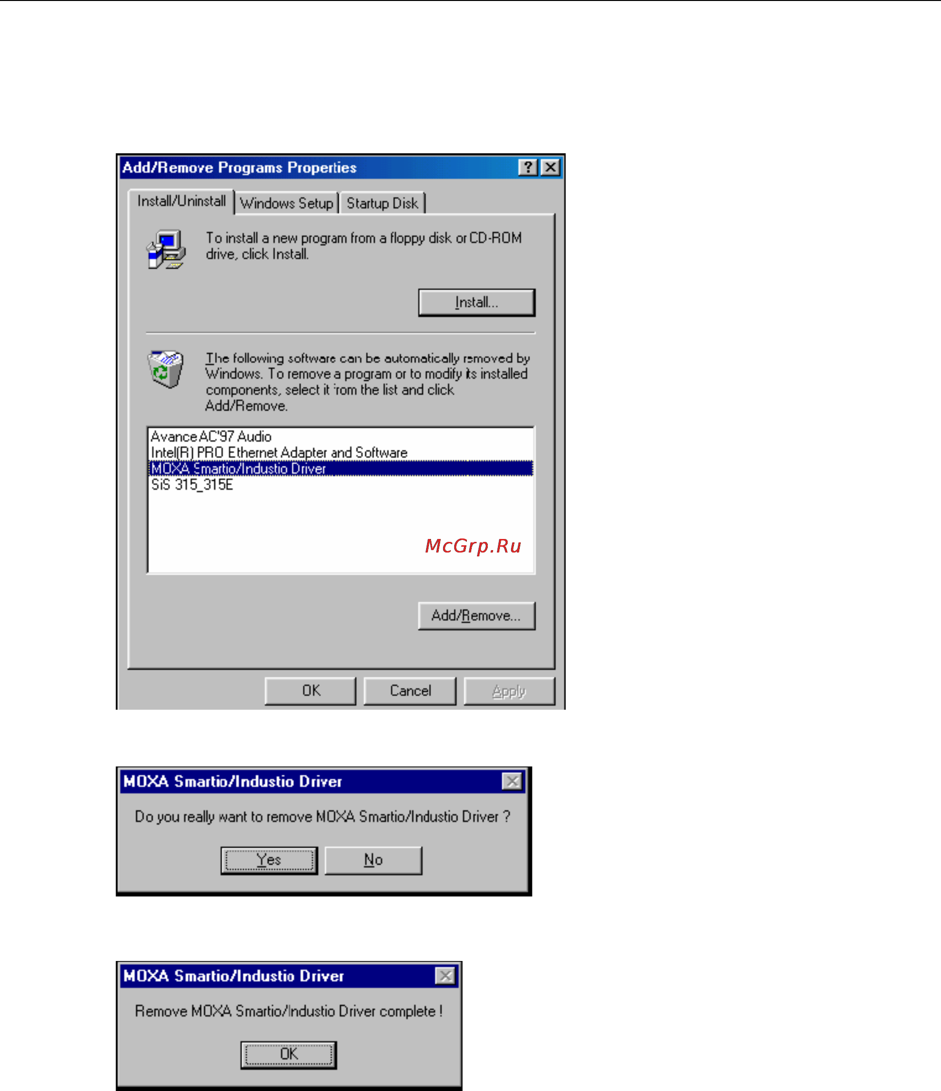 Moxa CP-112UL-DB9M [86/131] Universal pci board software installation