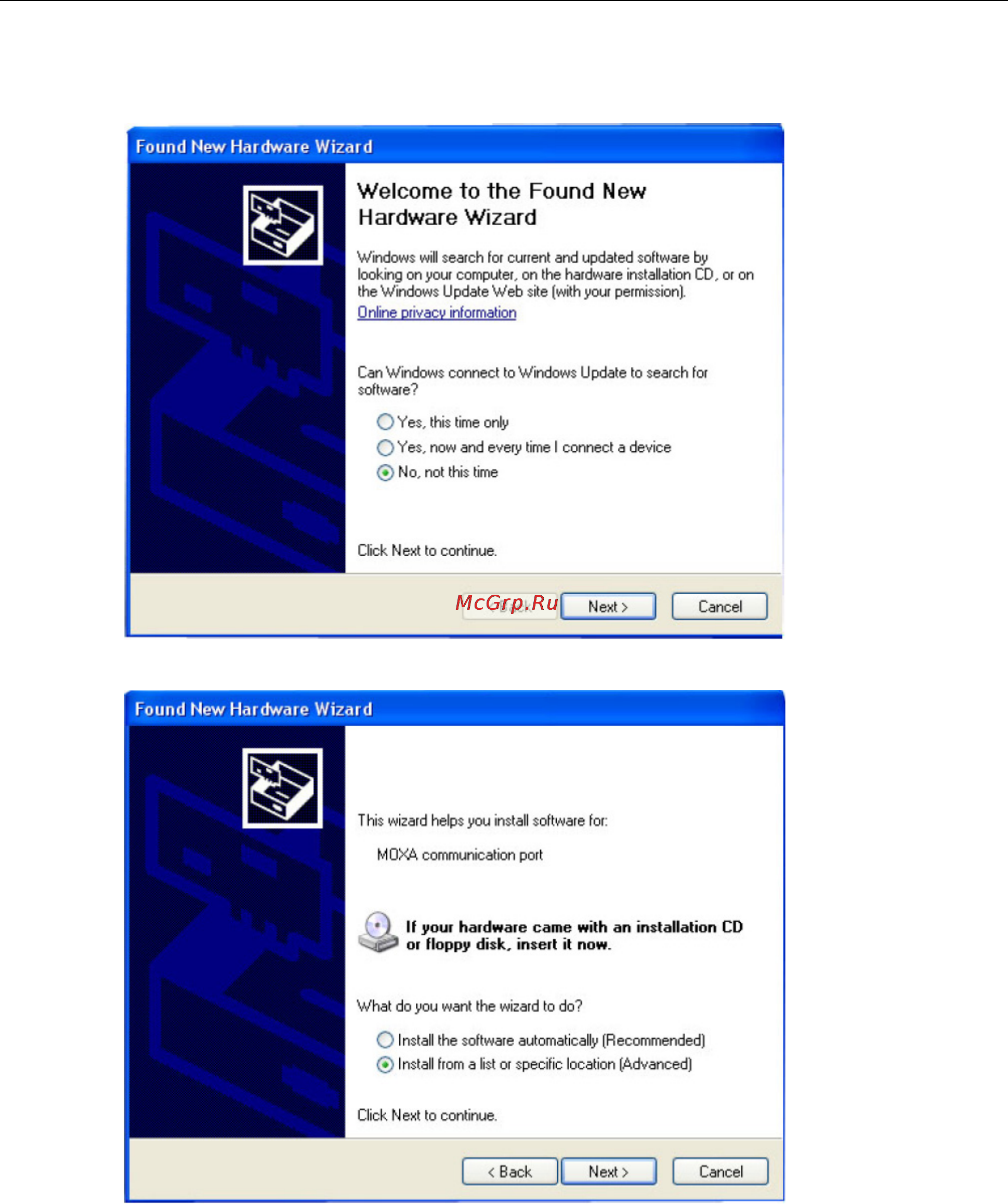 Moxa CP-132UL-I-DB9M [43/95] Pci express boards software installation