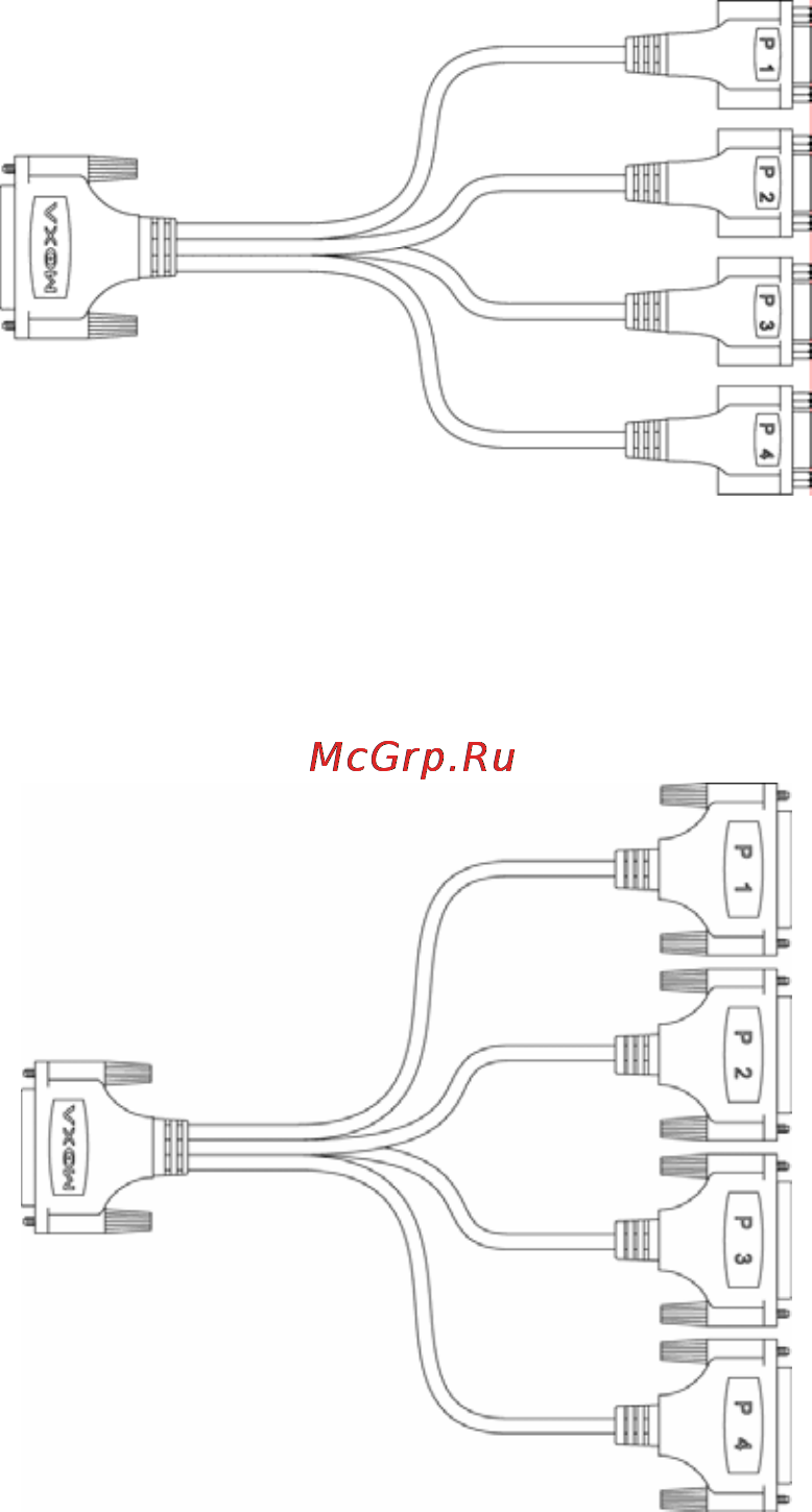 Moxa CP-134U-DB9M [73/85] Распайка разъемов