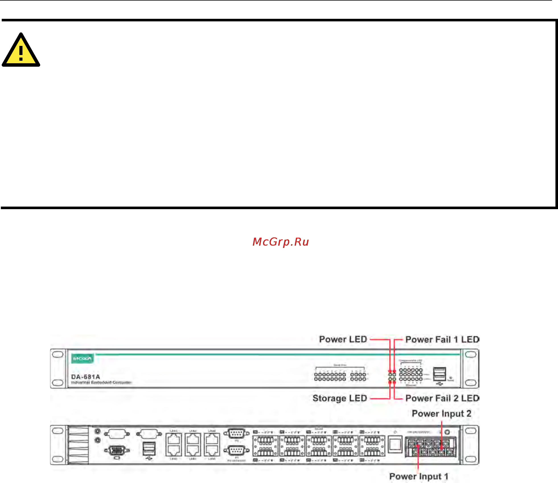 Moxa DA-681A-I-DPP-LX [15/46] Connecting the power