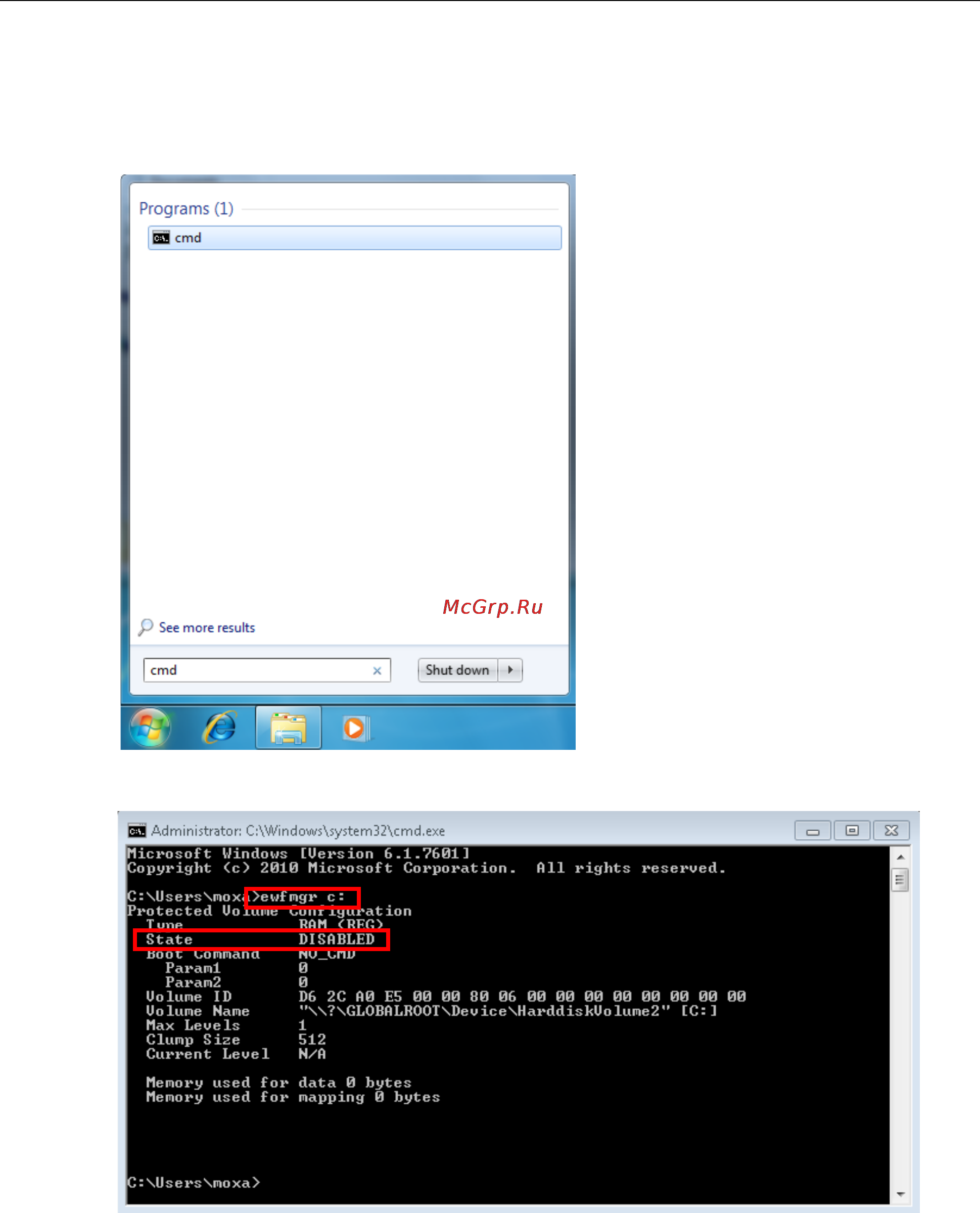 Moxa DA-682A-C3-DPP [12/36] Da 682a dpp windows software enabling windows 7 write protections