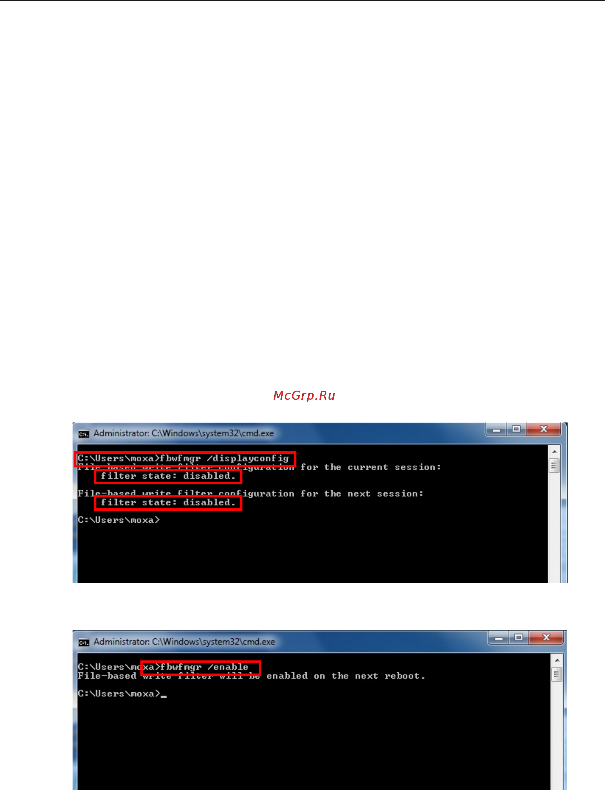 Moxa DA-682A-C7-DPP [14/36] Fbwfmgr displayconfig
