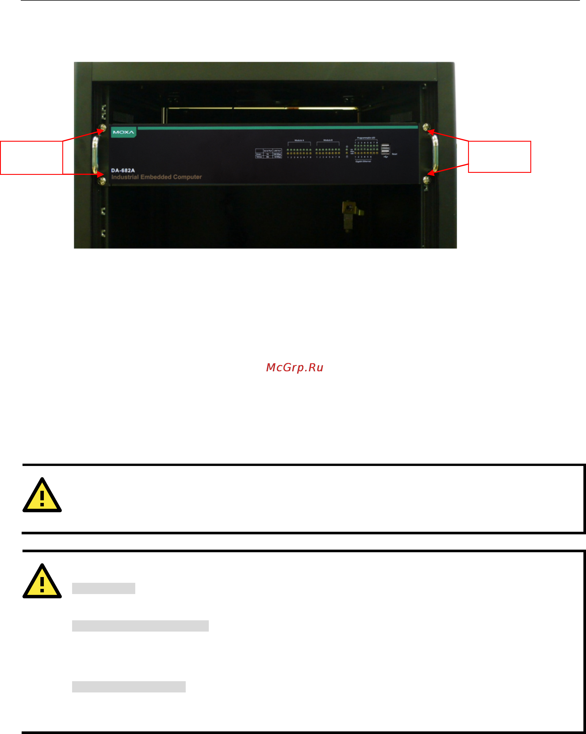 Moxa DA-682A-C7-DPP-LX [15/45] Wiring requirements