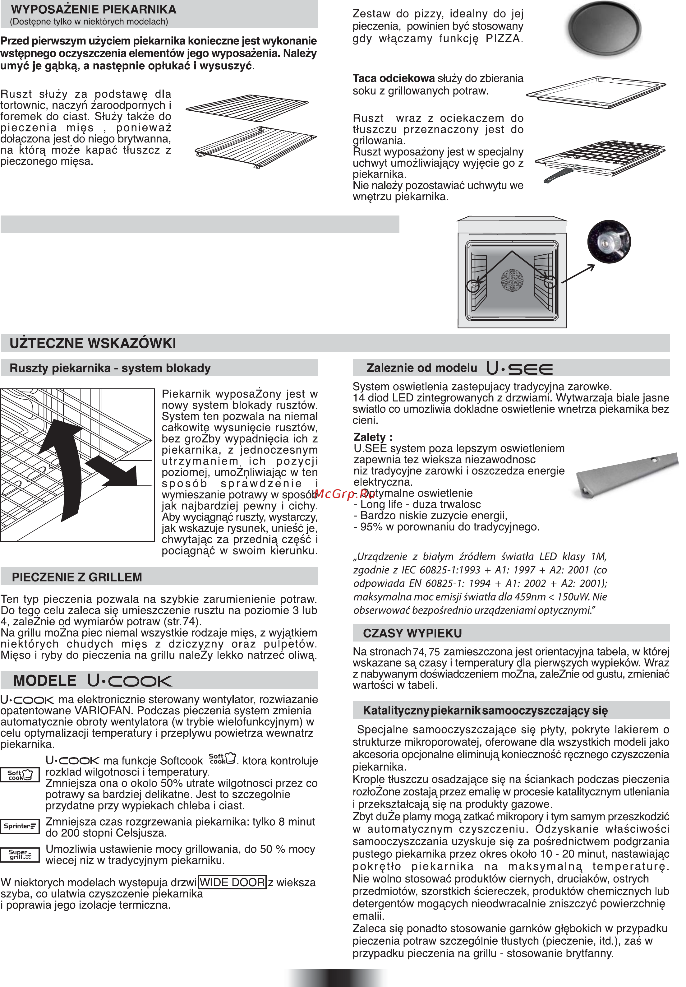 Candy FLE 0502/6 X [78/96] Demontaż i czyszczenie drabinek