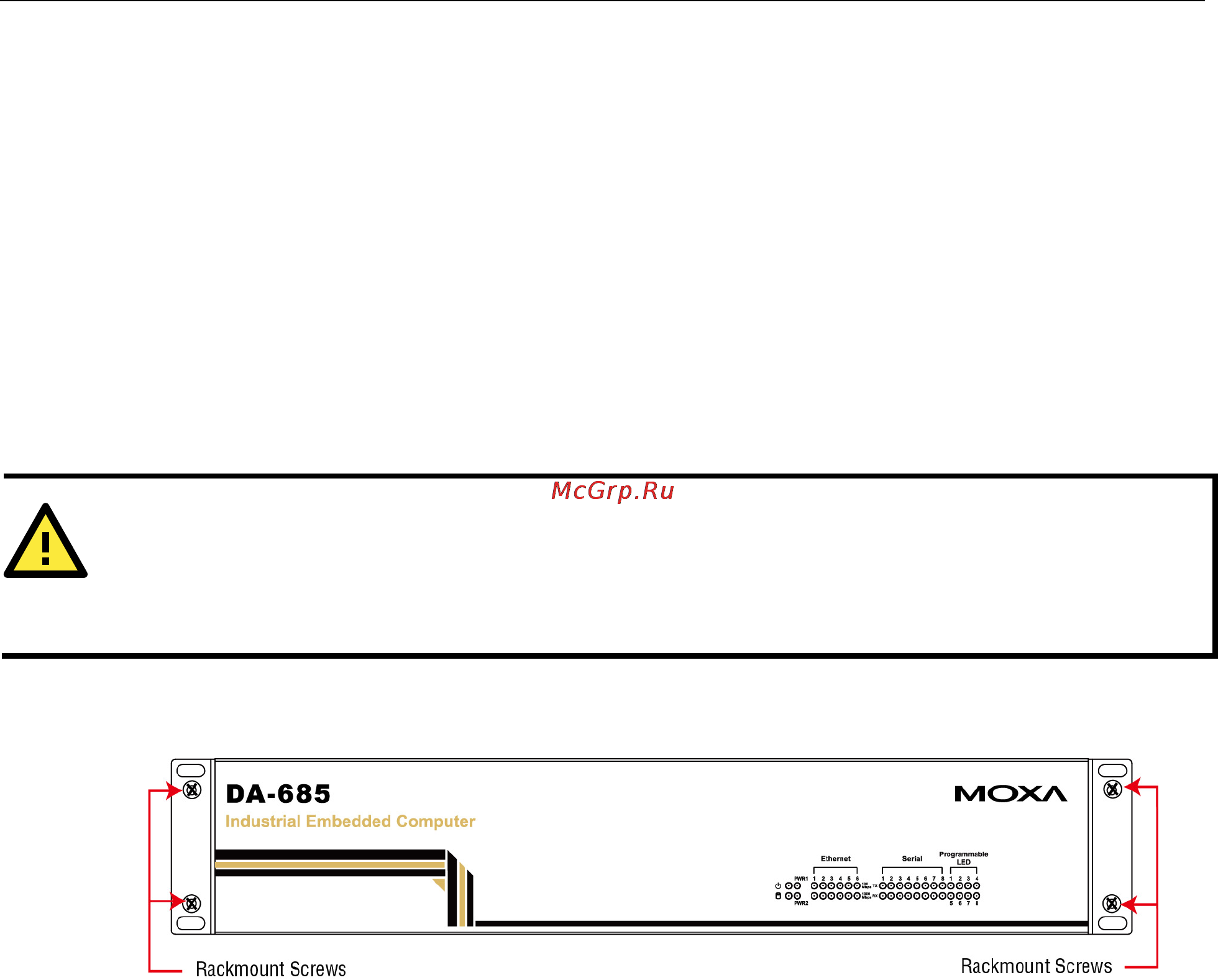 Moxa DA-685-LX [10/40] Placement options