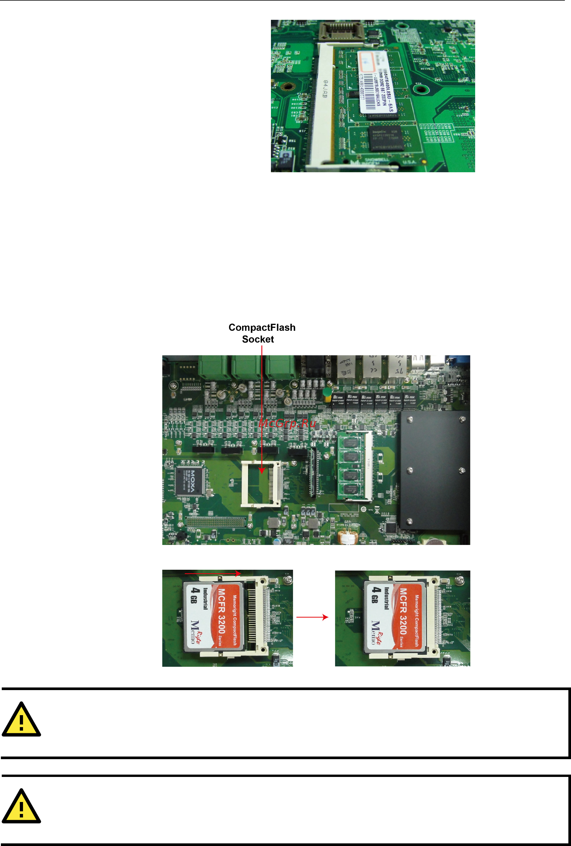 Moxa DA-685-LX [21/40] Installing a compactflash card