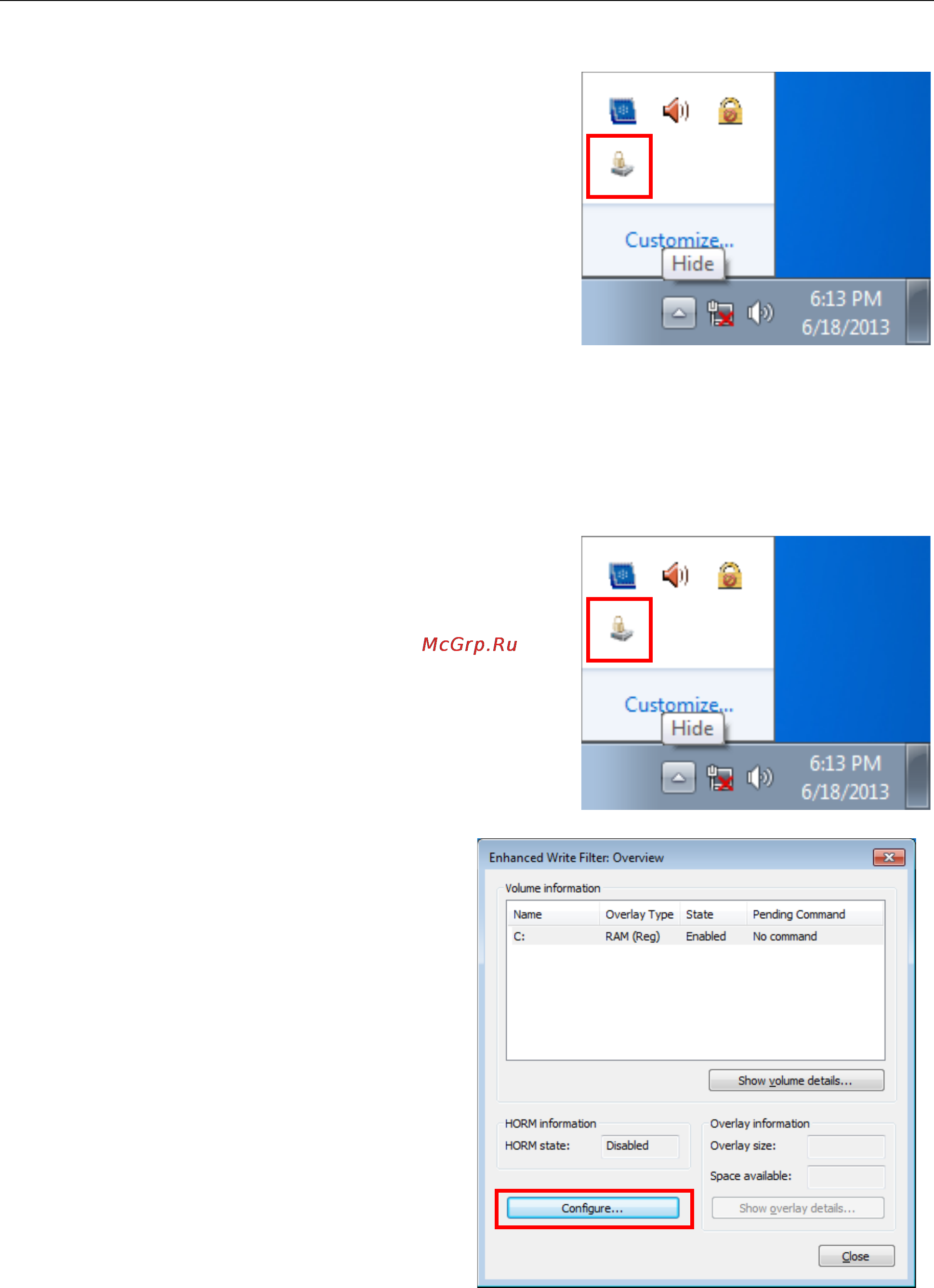 Moxa DA-685-W7E [11/38] Committing data and or disabling ewf