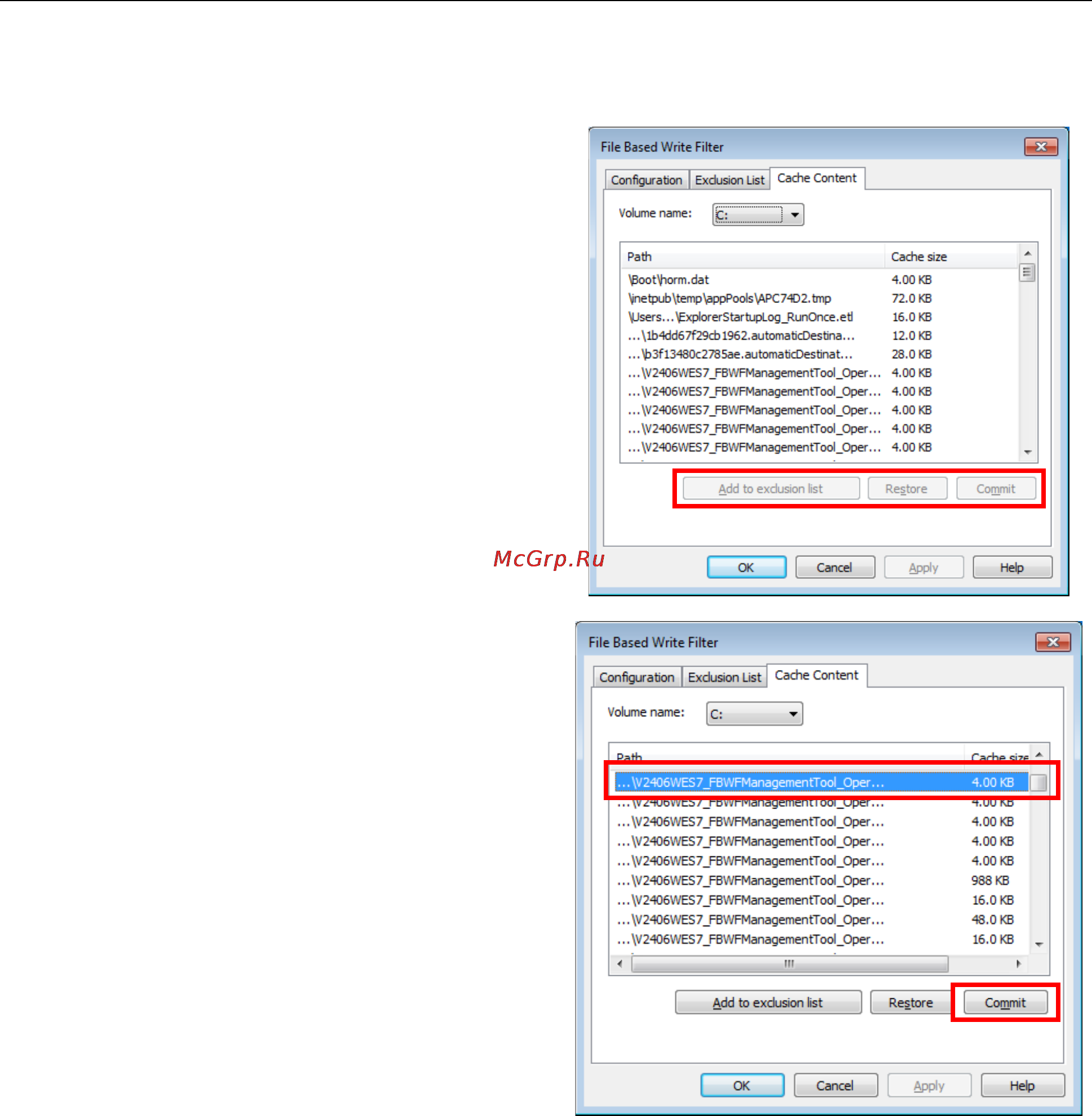 Moxa DA-685-W7E [16/38] Managing temporary files cached in the overlay