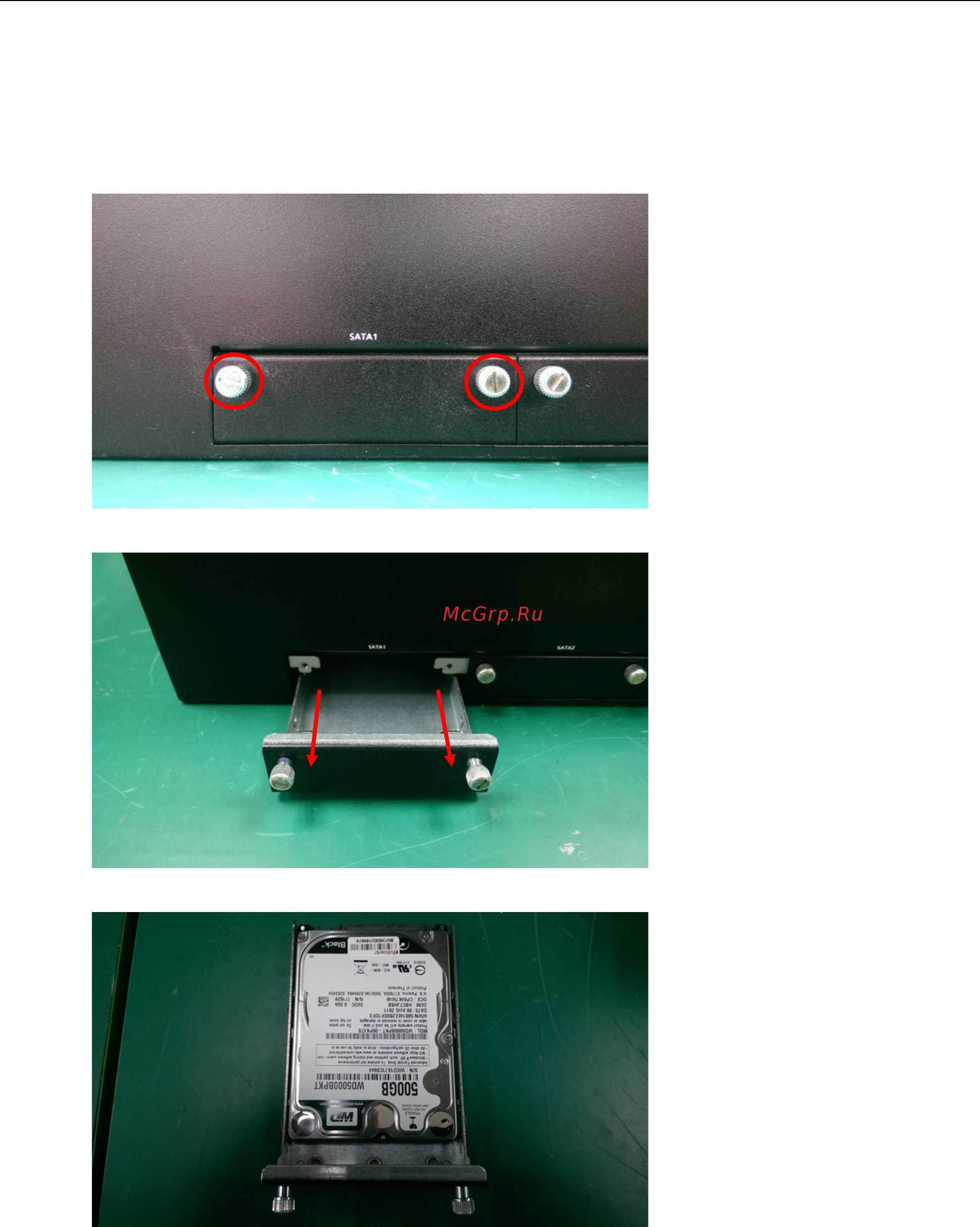 Moxa СРАВНИТЬ [24/56] Installing sata hard disks