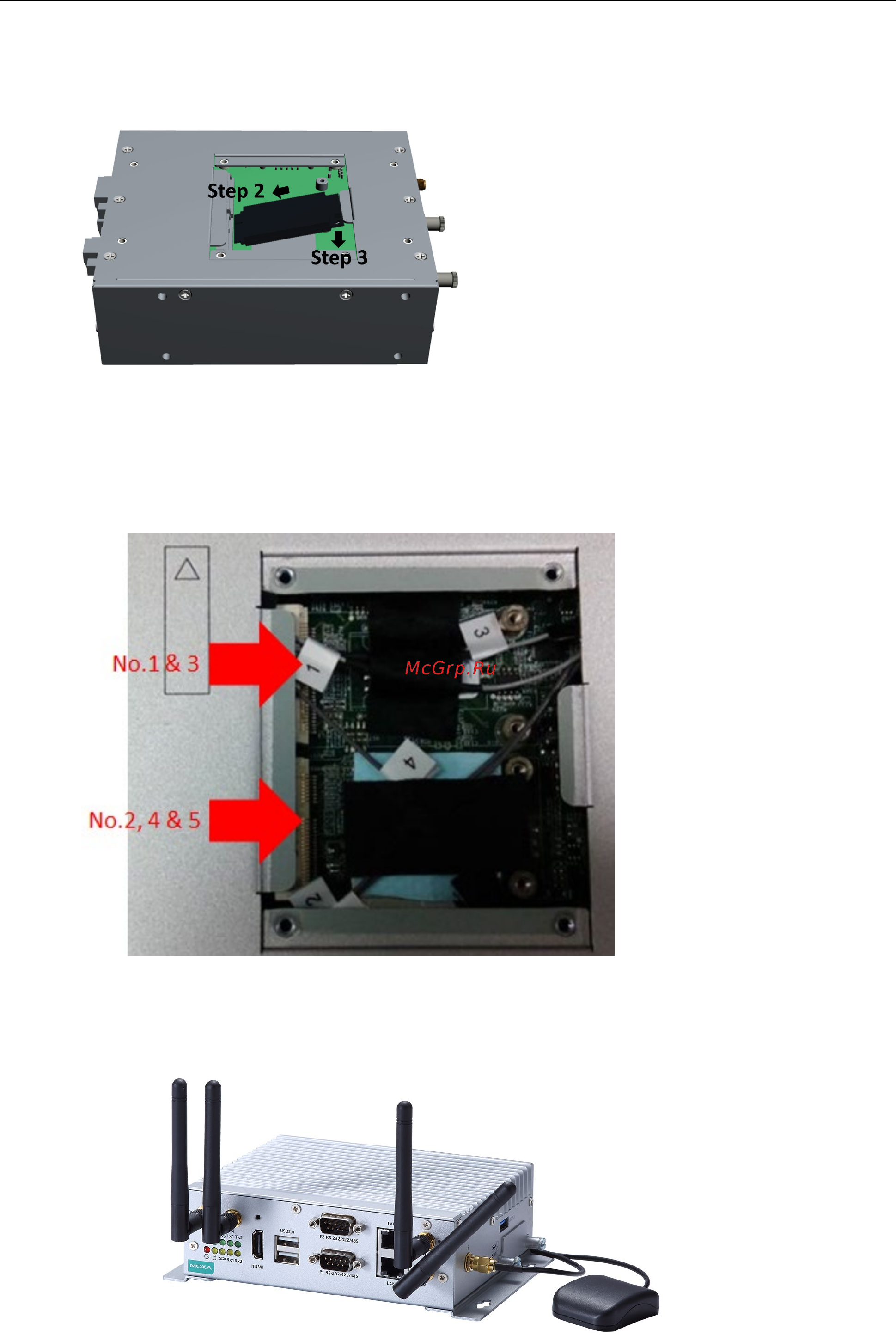 Moxa V2201-E4-W-T [18/43] V2201 series hardware hardware connection description