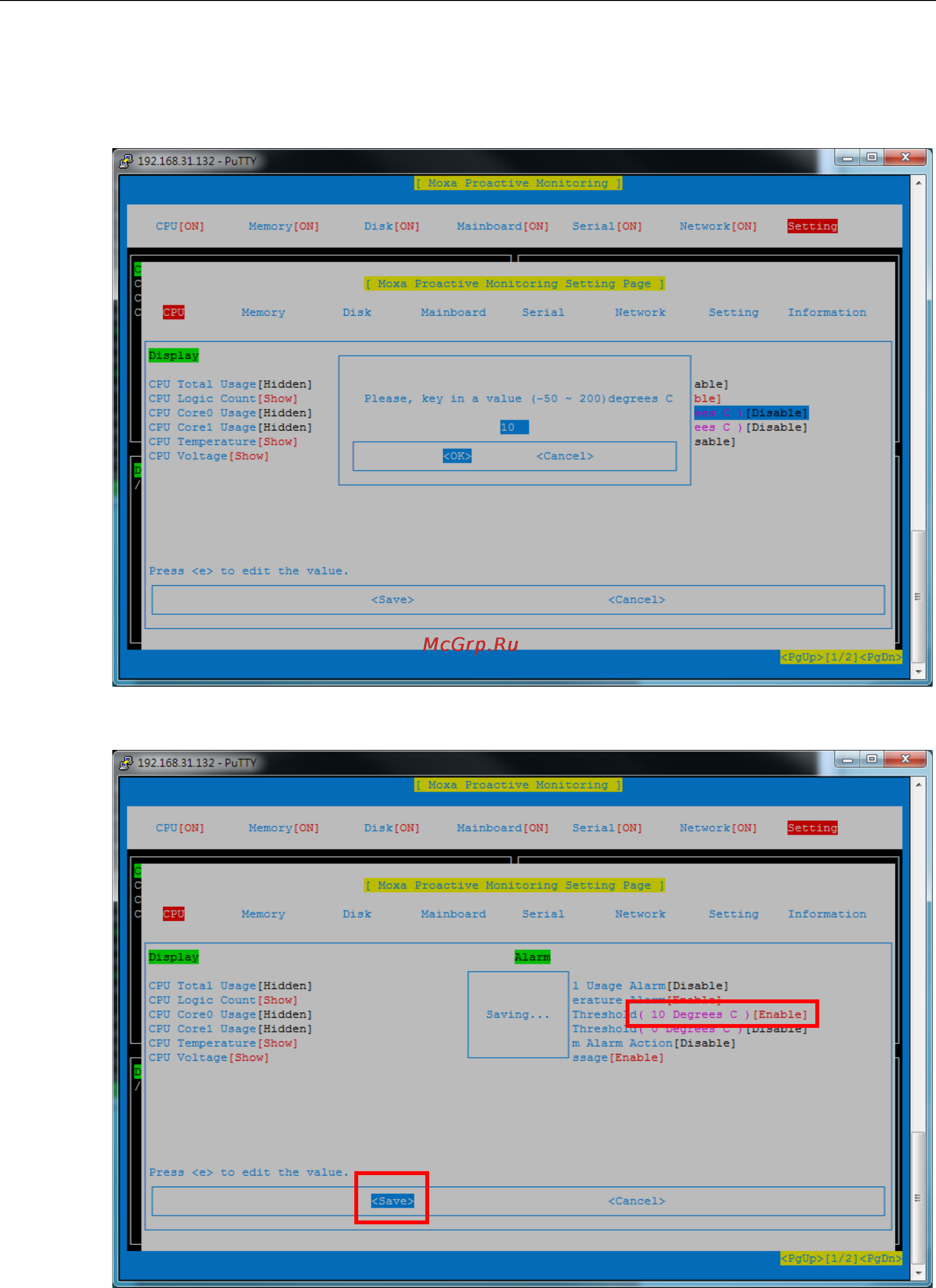 Moxa V2201-E1-T-W7E [12/21] Moxa proactive monitoring installing and using moxa proactive monitoring