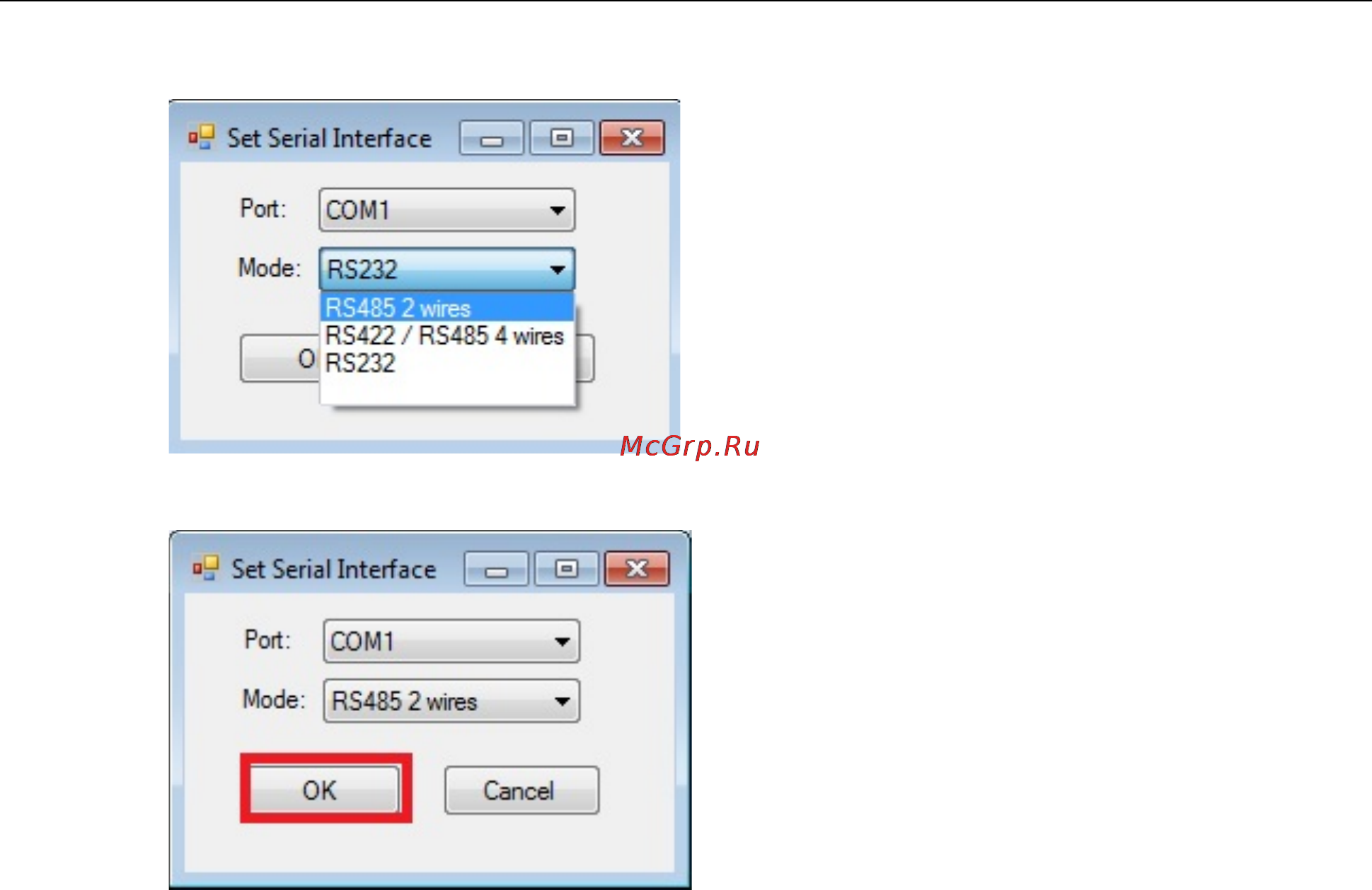 Moxa V2201-E1-W-T [12/61] V2201 series windows software configuring the serial interface