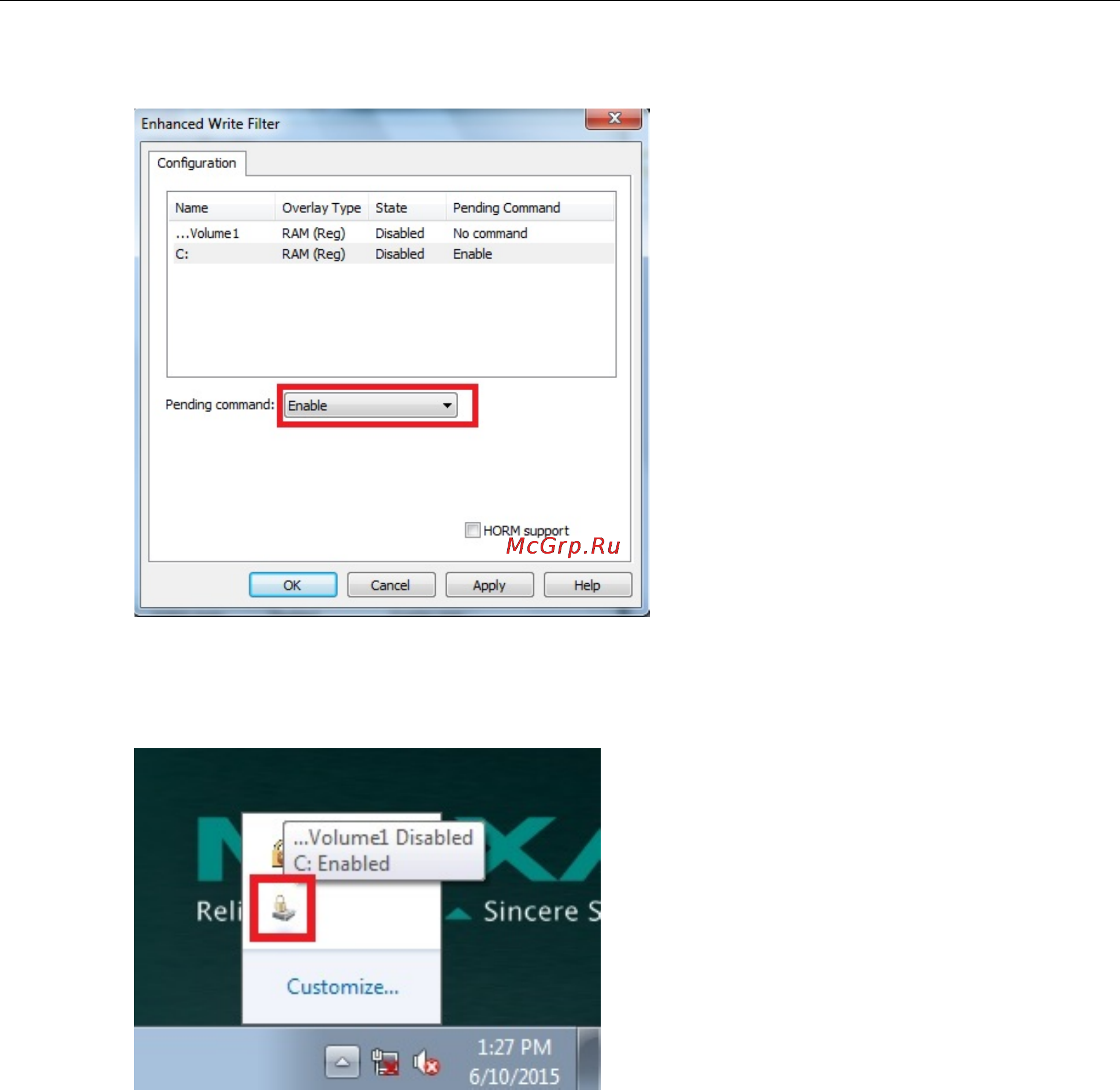 Moxa V2201-E4-W-T [16/61] V2201 series windows software enabling embedded filters