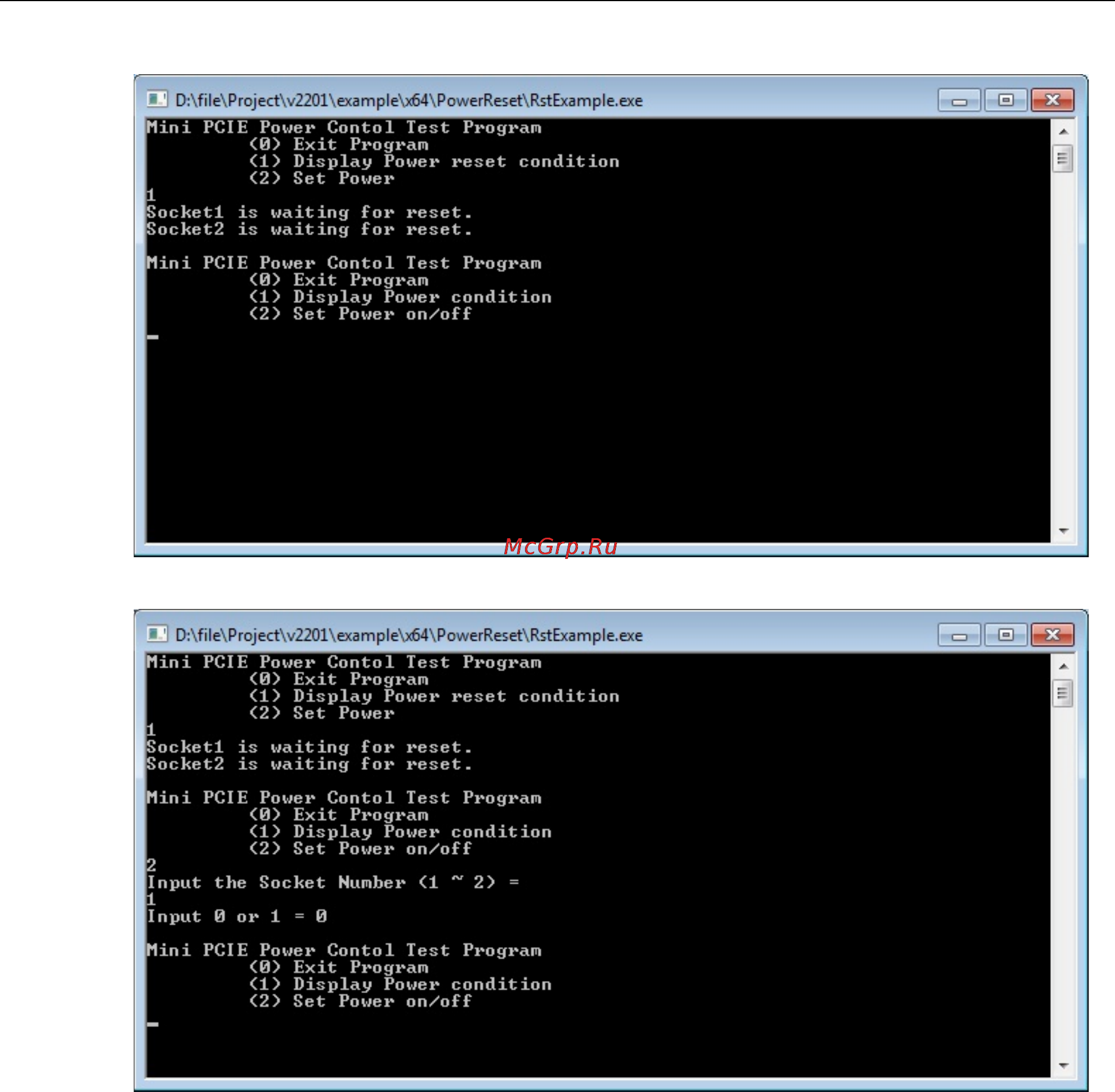 Moxa V2201-E1-T-W7E [32/61] V2201 series windows software examples