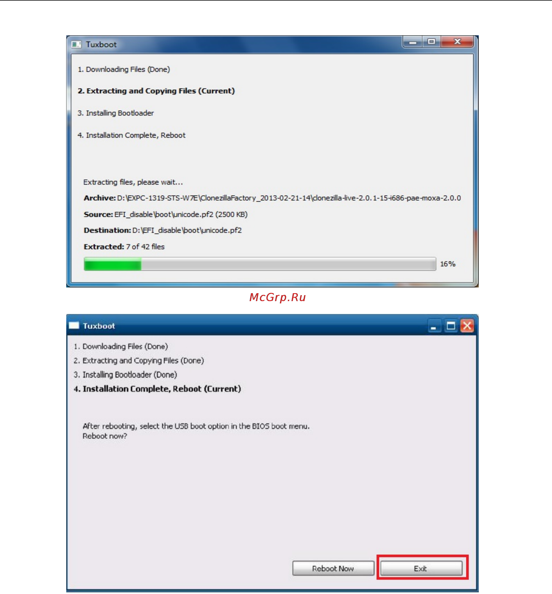 Moxa V2201-E4-T [49/61] V2201 series windows software system recovery