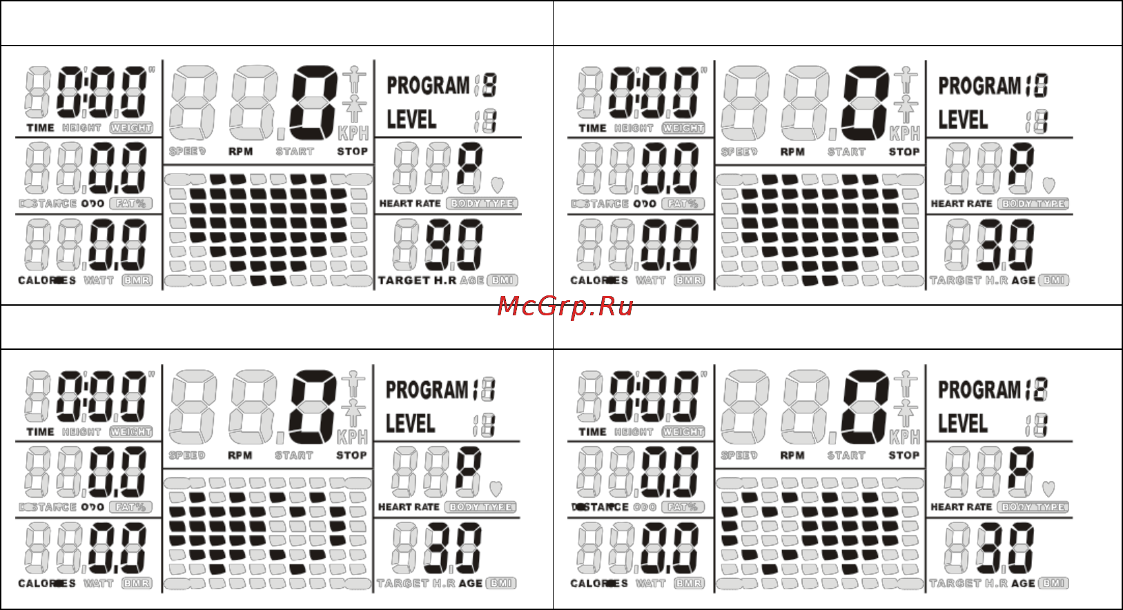 Bronze Gym E801 LC Руководство пользователя онлайн [22/24] 170616