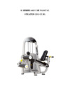 Bronze Gym K-013 Сгибание ног сидя Руководство пользователя