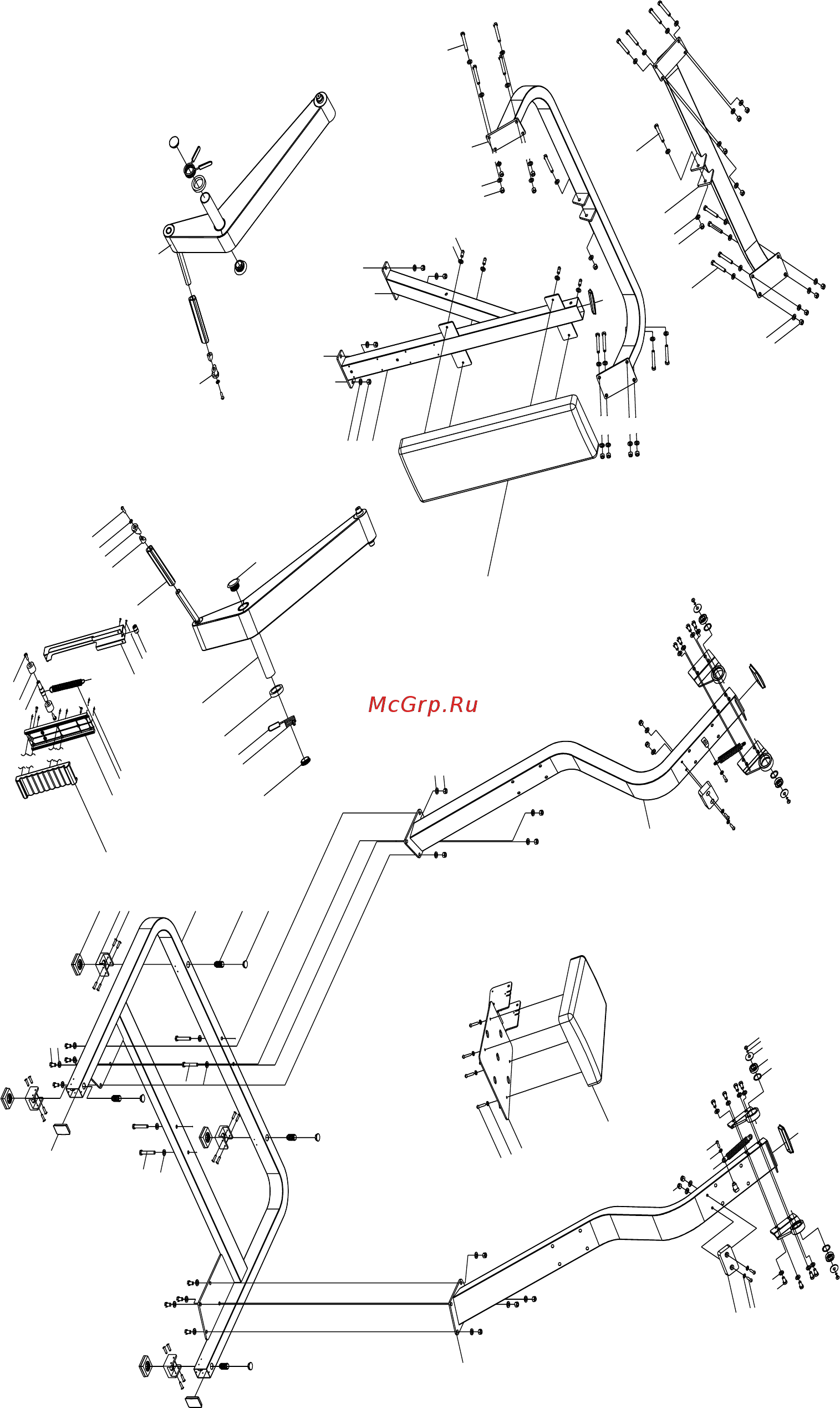 Bronze Gym A-01 Жим от груди [6/11] M22 4 m52 4 m36