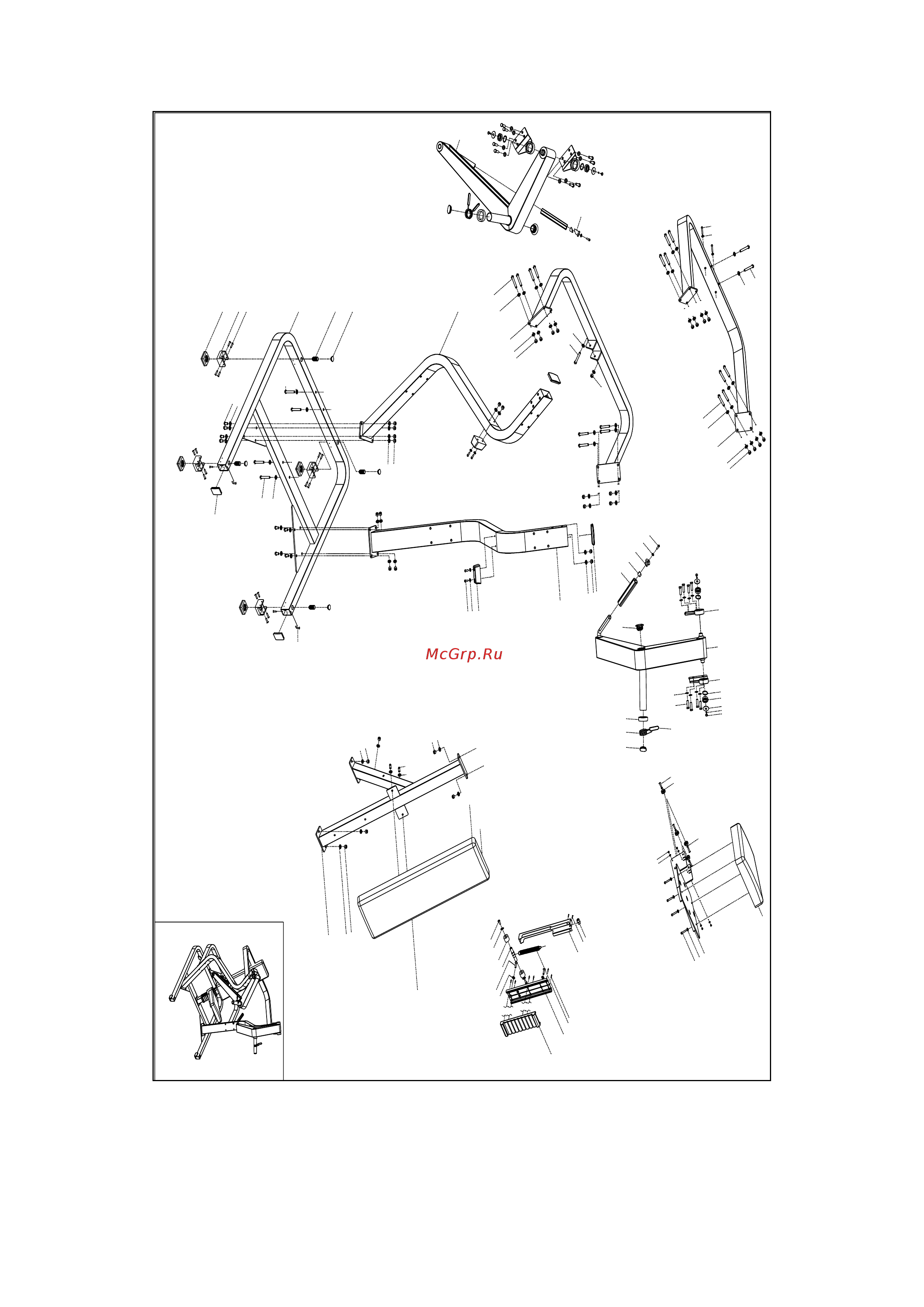 Bronze Gym A-05 Жим от груди широкий [7/11] M49 m07