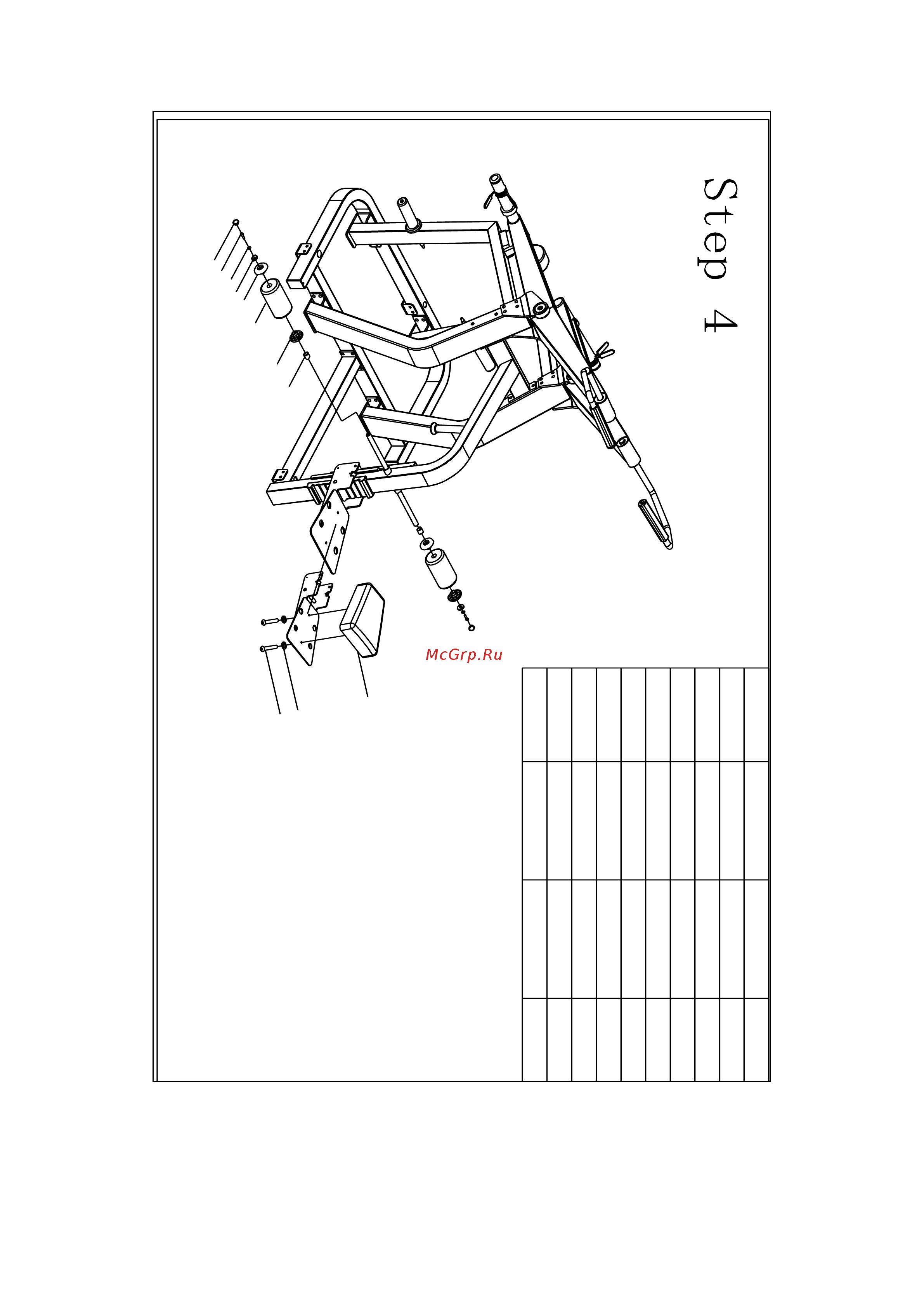 Bronze Gym A-07 Верхняя тяга [11/11] M62 2 m37