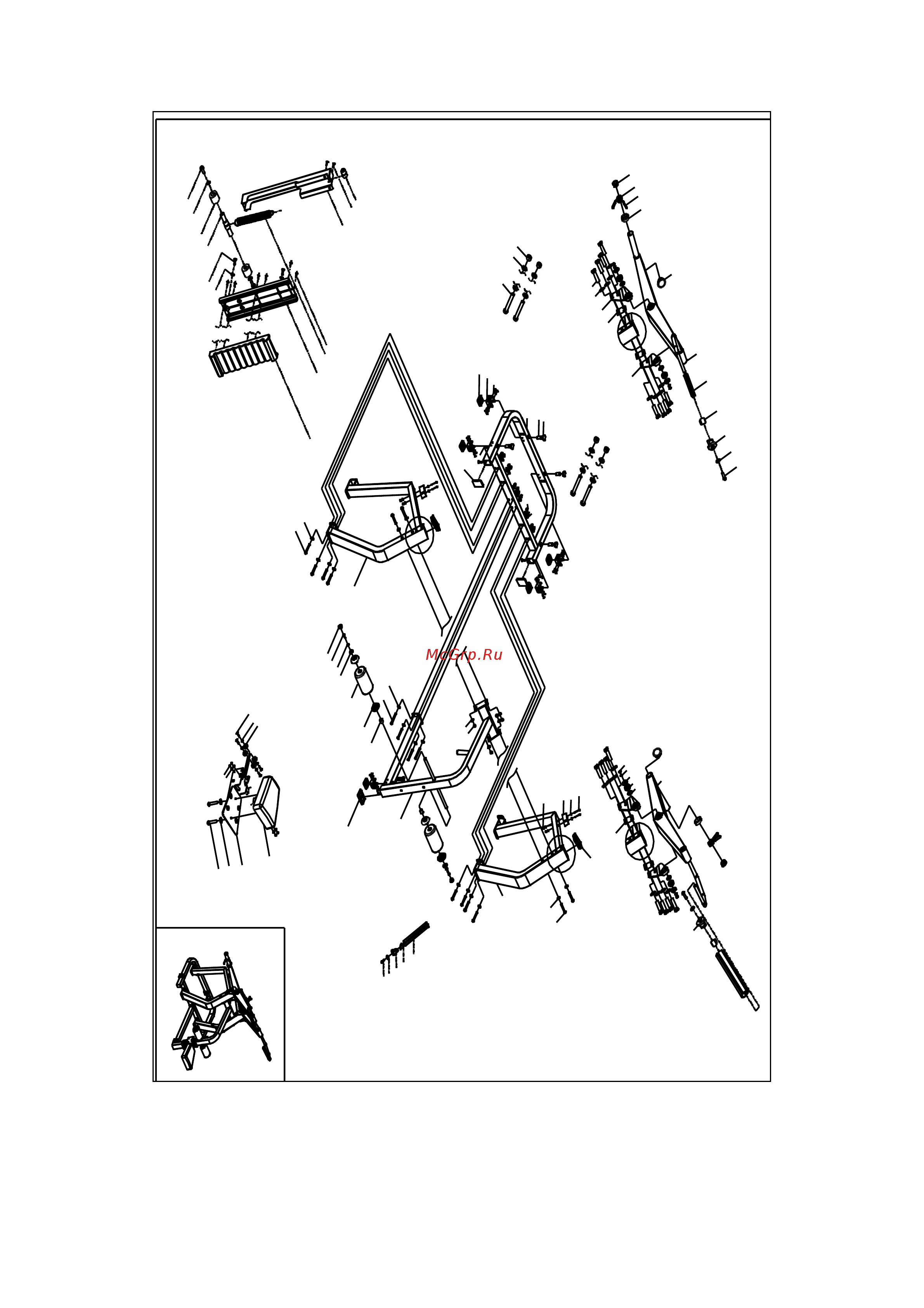 Bronze Gym A-07 Верхняя тяга [7/11] M07 6 m49
