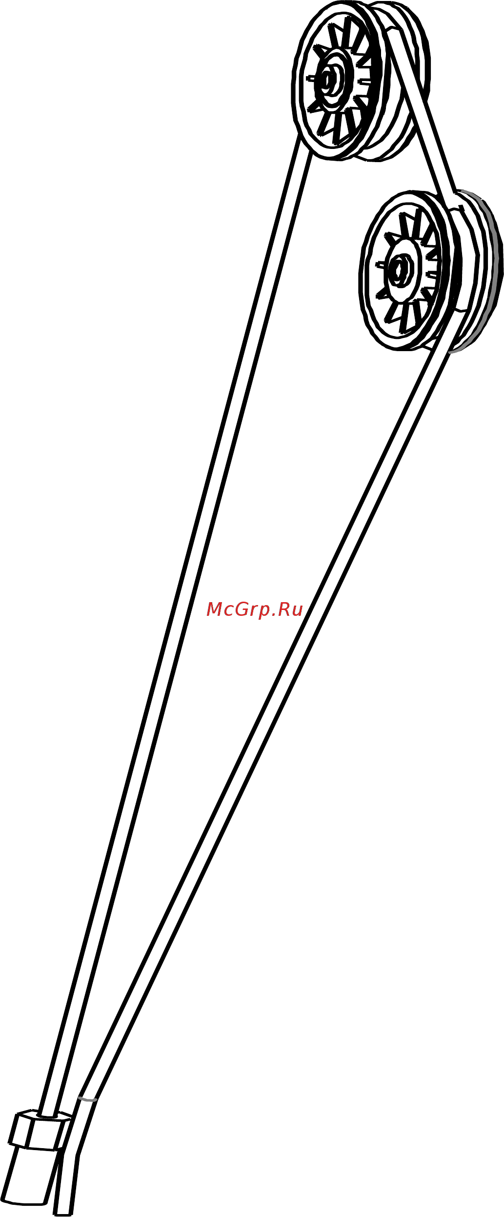Bronze Gym D-010 [6/14] Cable routing diagram