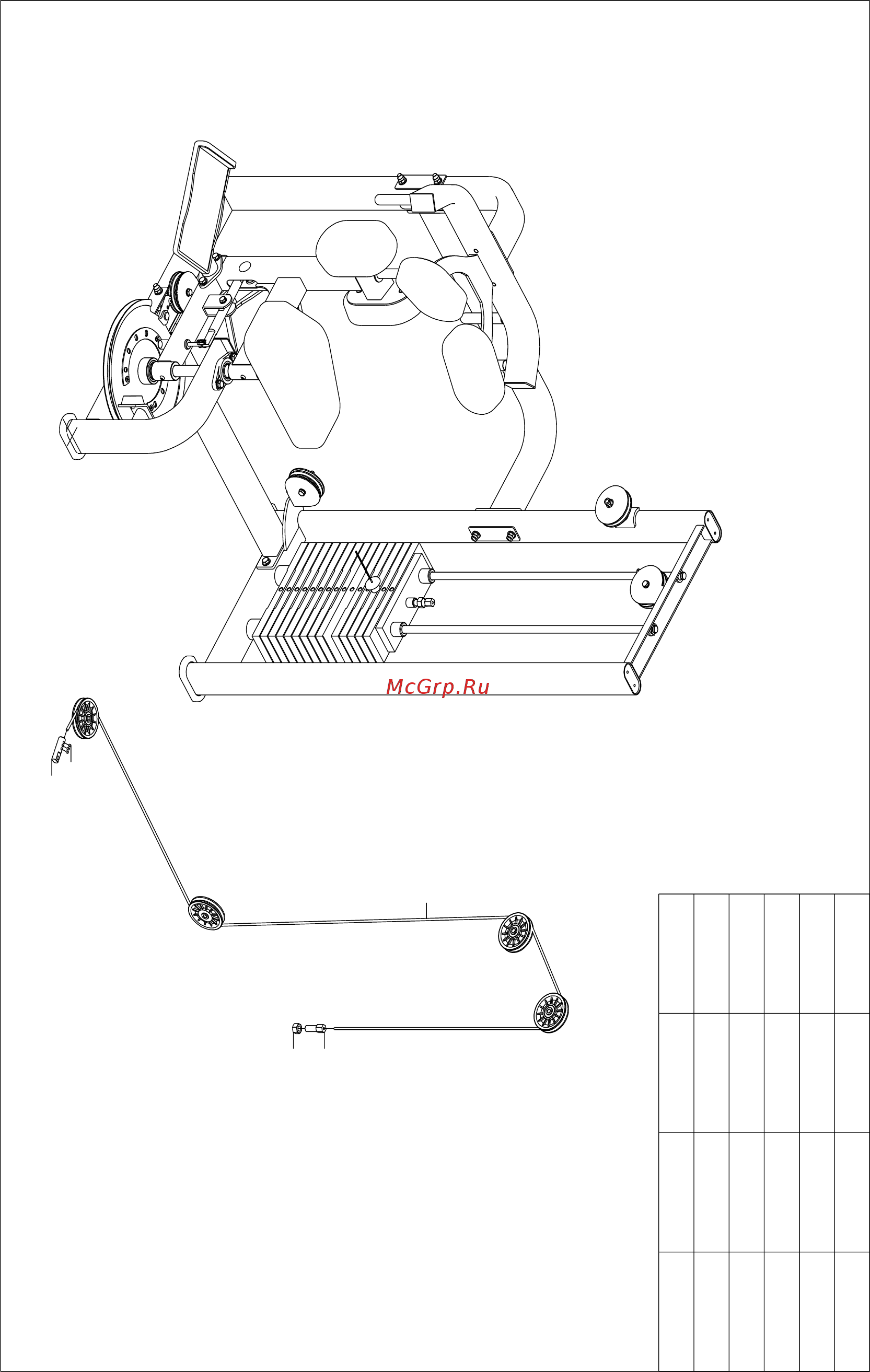 Bronze Gym D-011 Торс-машина [12/13] Step 4