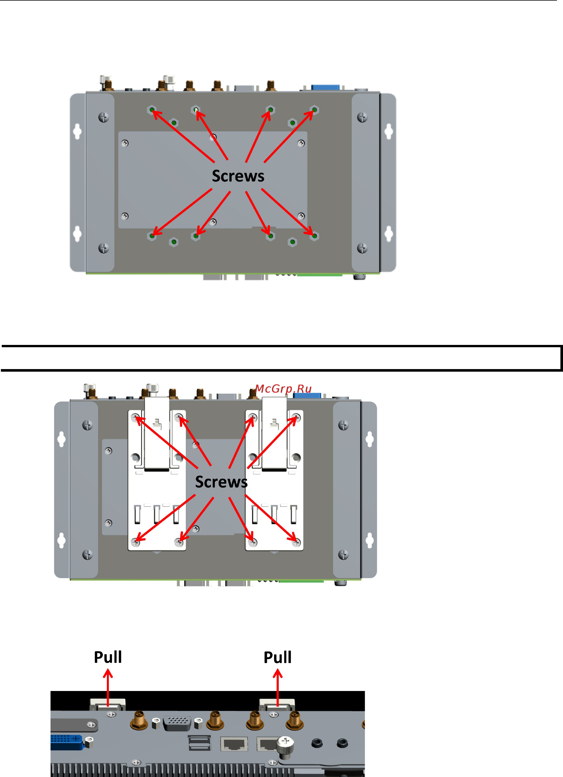 Moxa V2403-C3-W-T [15/47] V2403 series hardware hardware connection description
